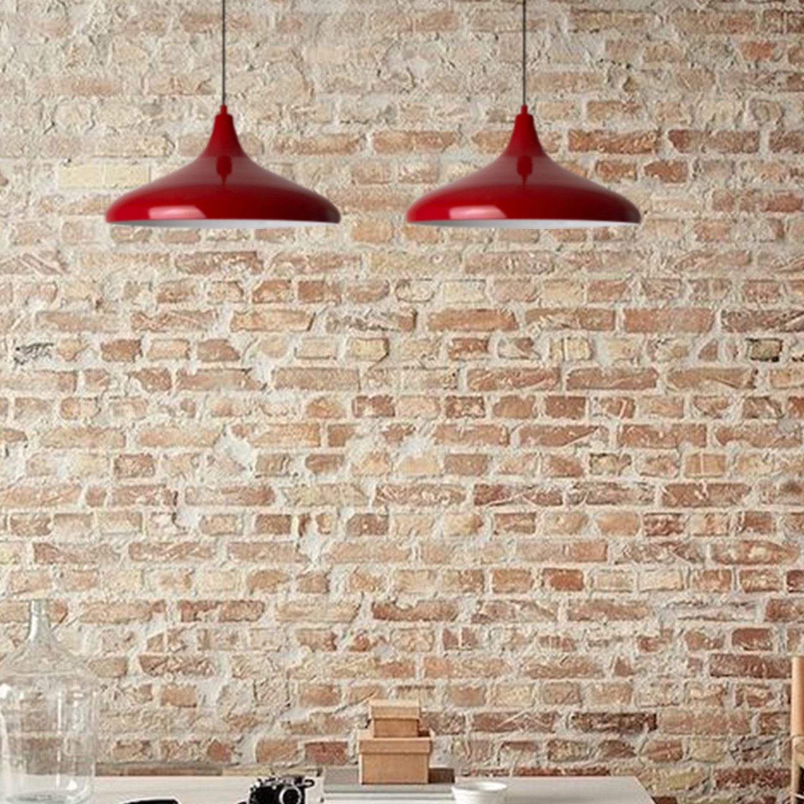 Bamyum Pendelleuchte Bamyum Pendelleuchte, Champion, 2x Metall Lampe Ø 35cm Deckenlampe, ohne Leuchtmittel