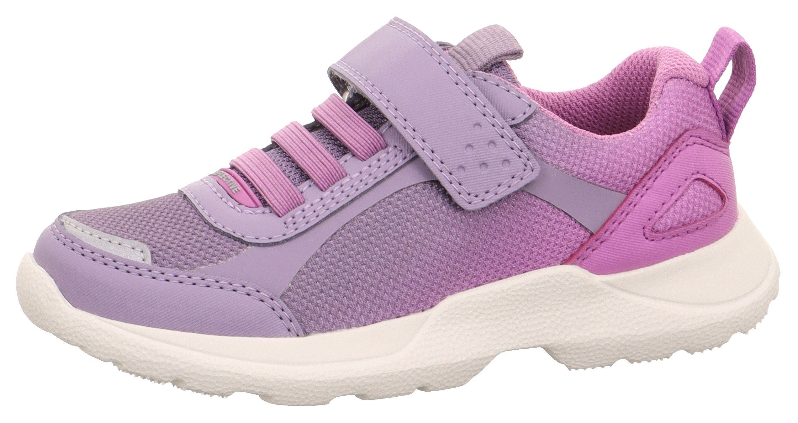 Superfit RUSH WMS: Mittel Sneaker mit nachhaltigen VIOS Elementen lila-pink