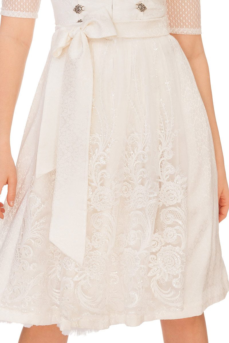 MarJo Dirndl Midi Dirndl 2tlg. - GILITTA - weiß