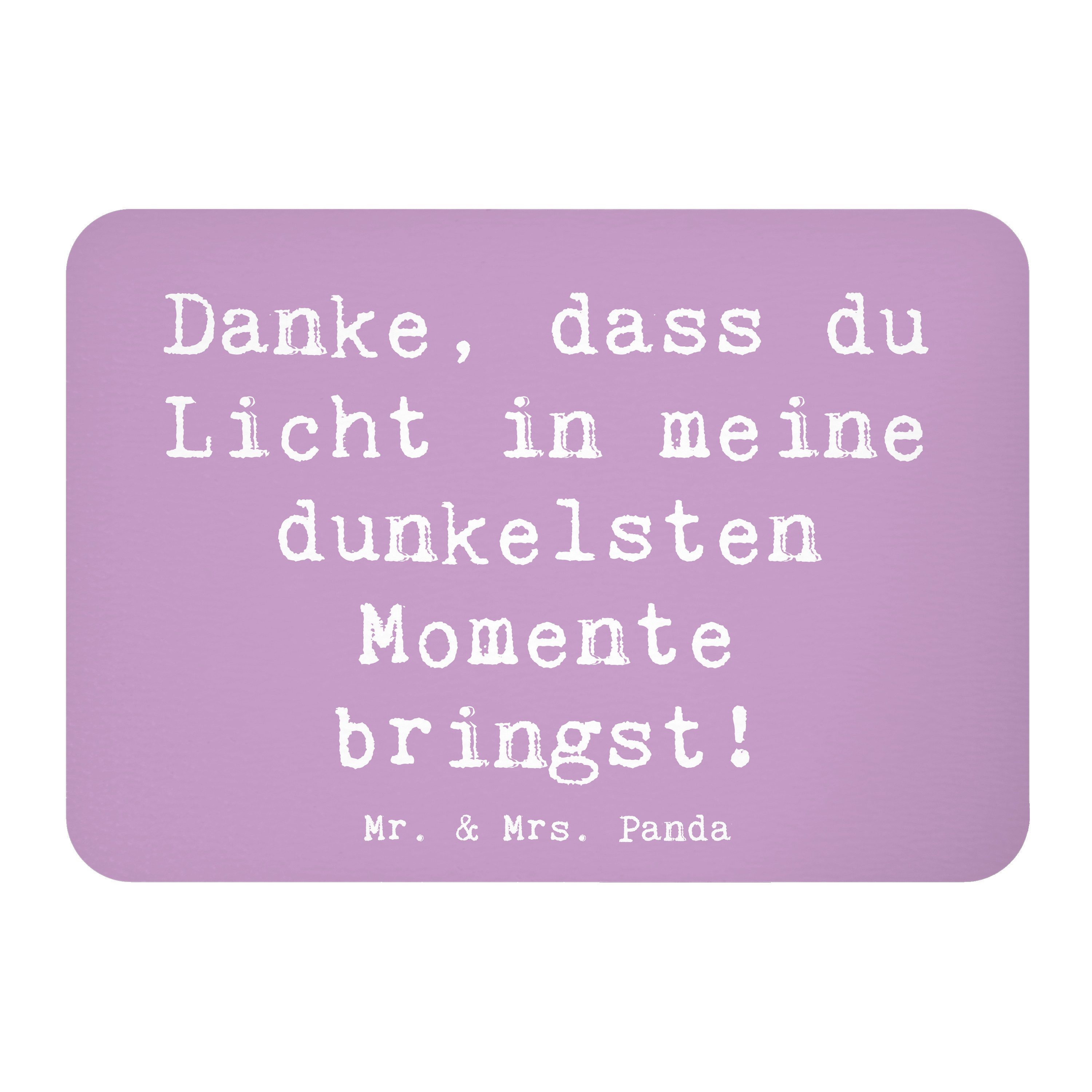 Magnet Spruch Herztherapeut Licht - Lavendeltraum - Geschenk, Dankbarkeit, U