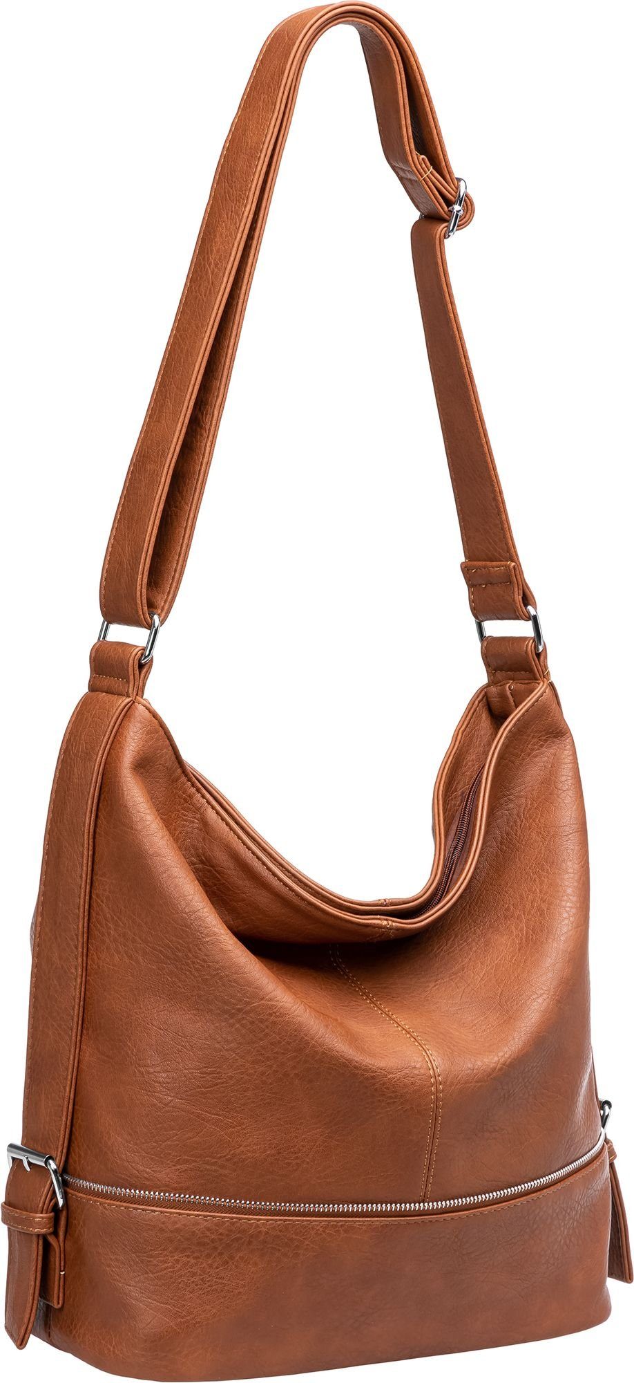 Schultertasche TS732 große Damen XL Umhängetasche