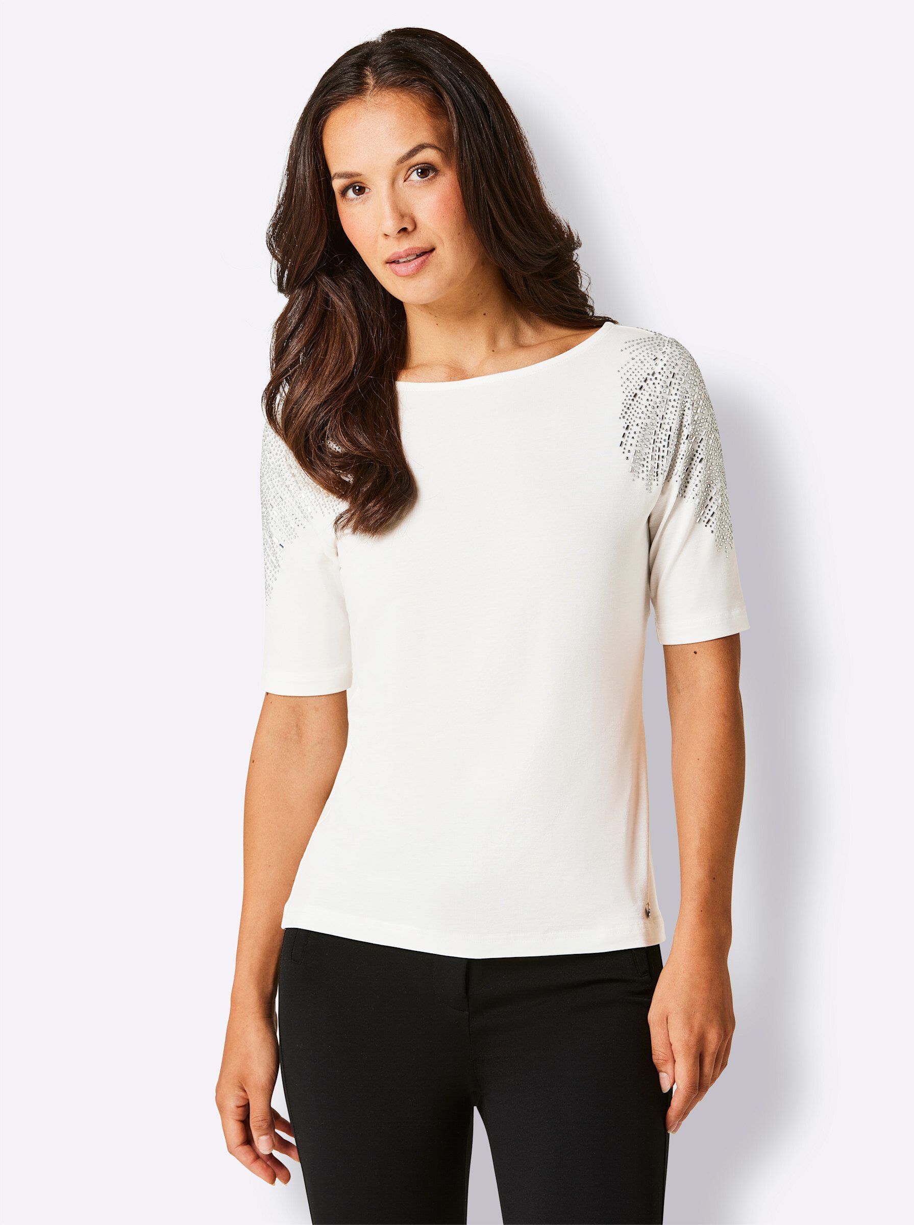 creation L T-Shirt Kurzarmshirt