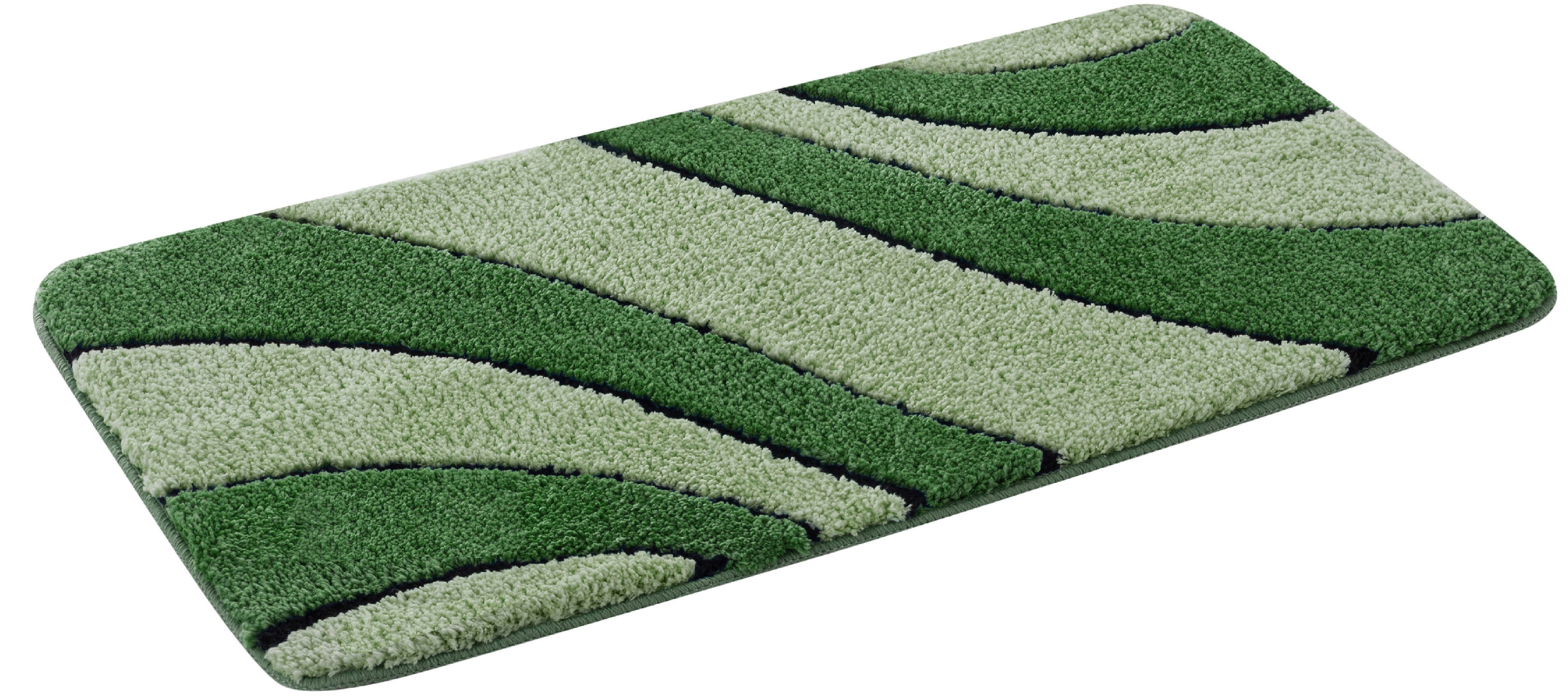 OTTO home Badematte Anna, Badvorleger, Badezimmer Teppich, Höhe 16 mm, rutschhemmend beschichtet, schnell trocknend, fußbodenheizungsgeeignet, Polyester, rechte – Bild 2 von 5