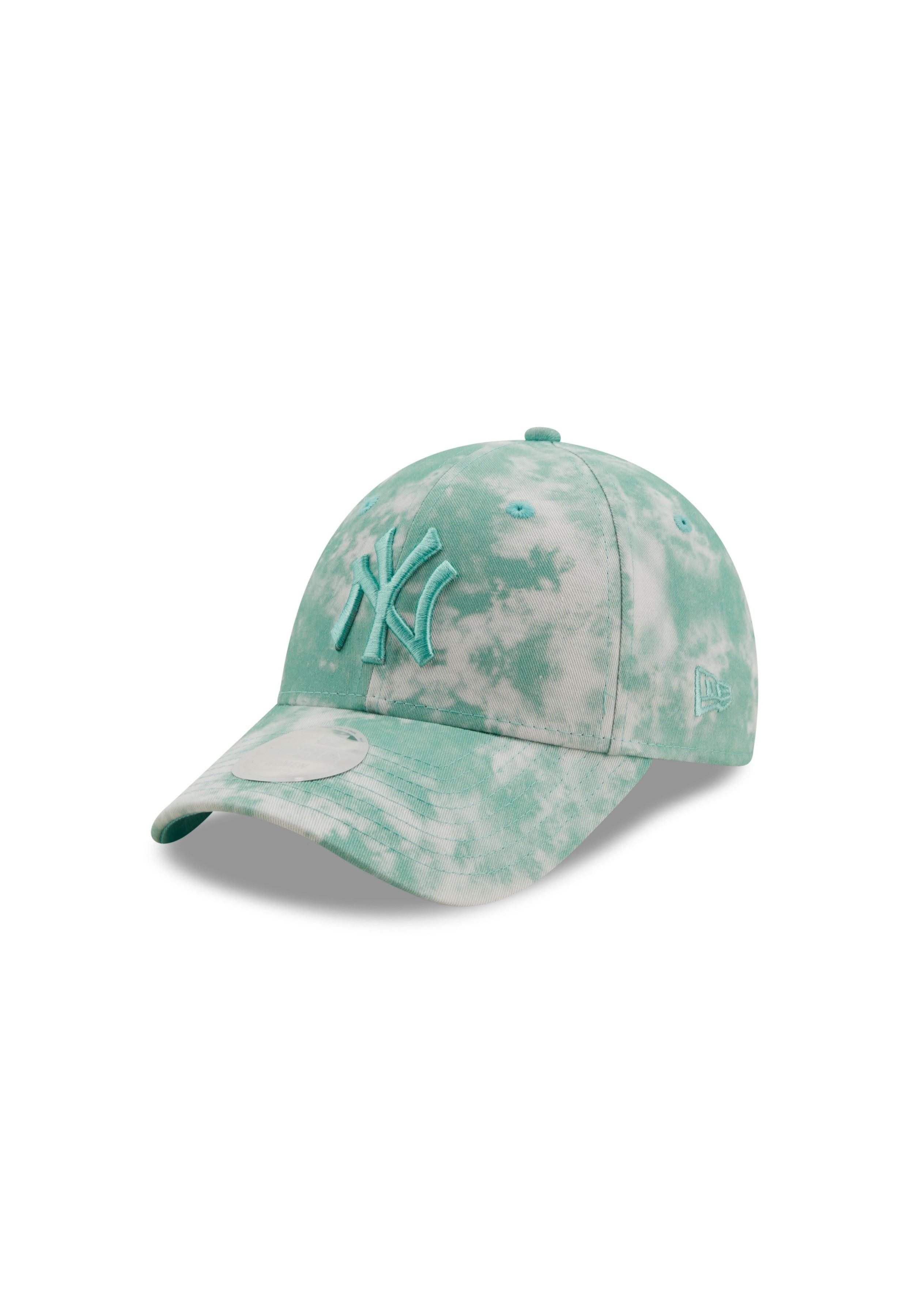 Baseball Cap New York Yankees MLB Tie Dye Green 9Forty Adjustable Women Cap New Era