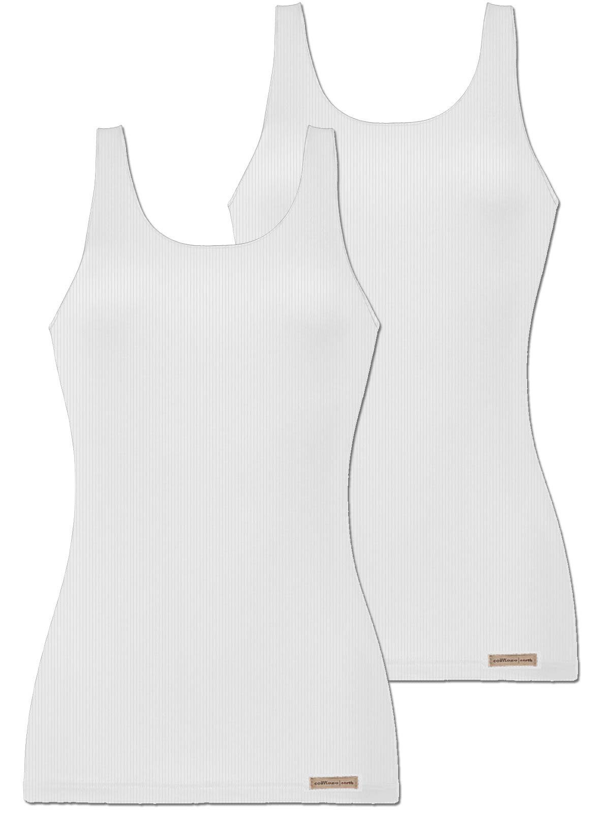 Achselhemd 2er Pack Damen Unterhemd Achselträger 2791
