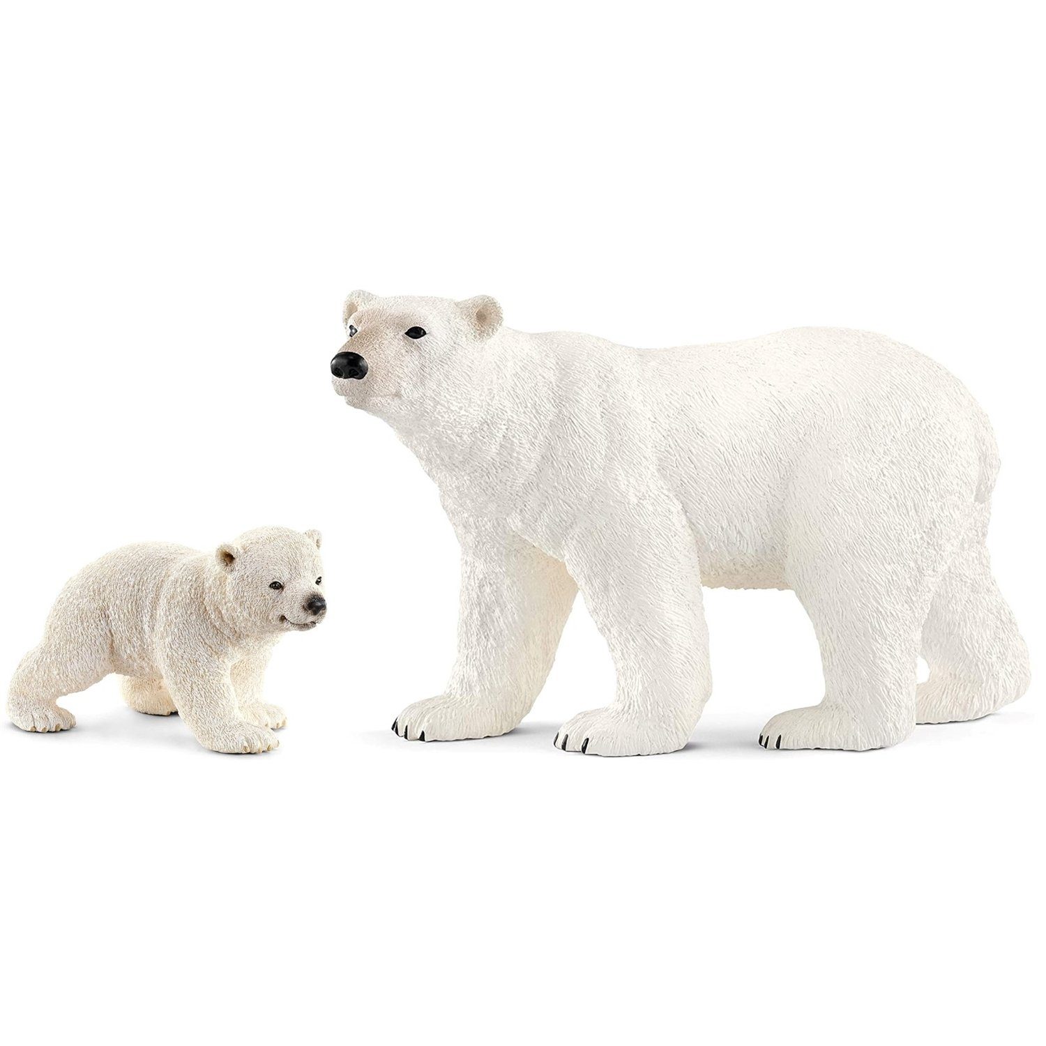 Schleich® Tierfigur 14708 14800 Wild Life 2er Set Eisbärjunges + Eisbär | Tierfiguren