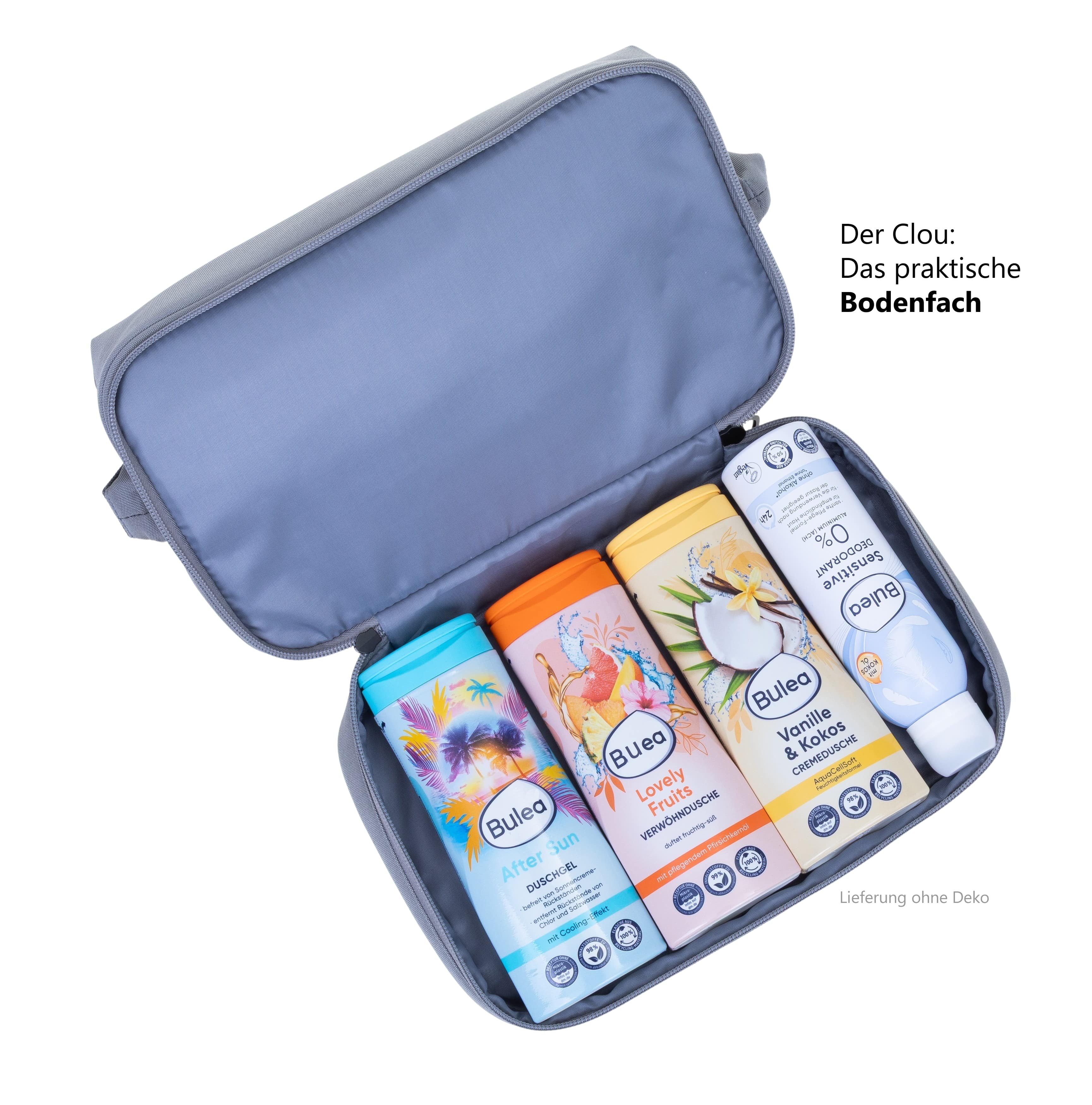 ELEPHANT Kulturbeutel Kulturtasche Bodenfach Innentaschen Washbag Kosmetiktasche, Reisetasche Sauna Sport Reise Toiletry Bag ONE 13113