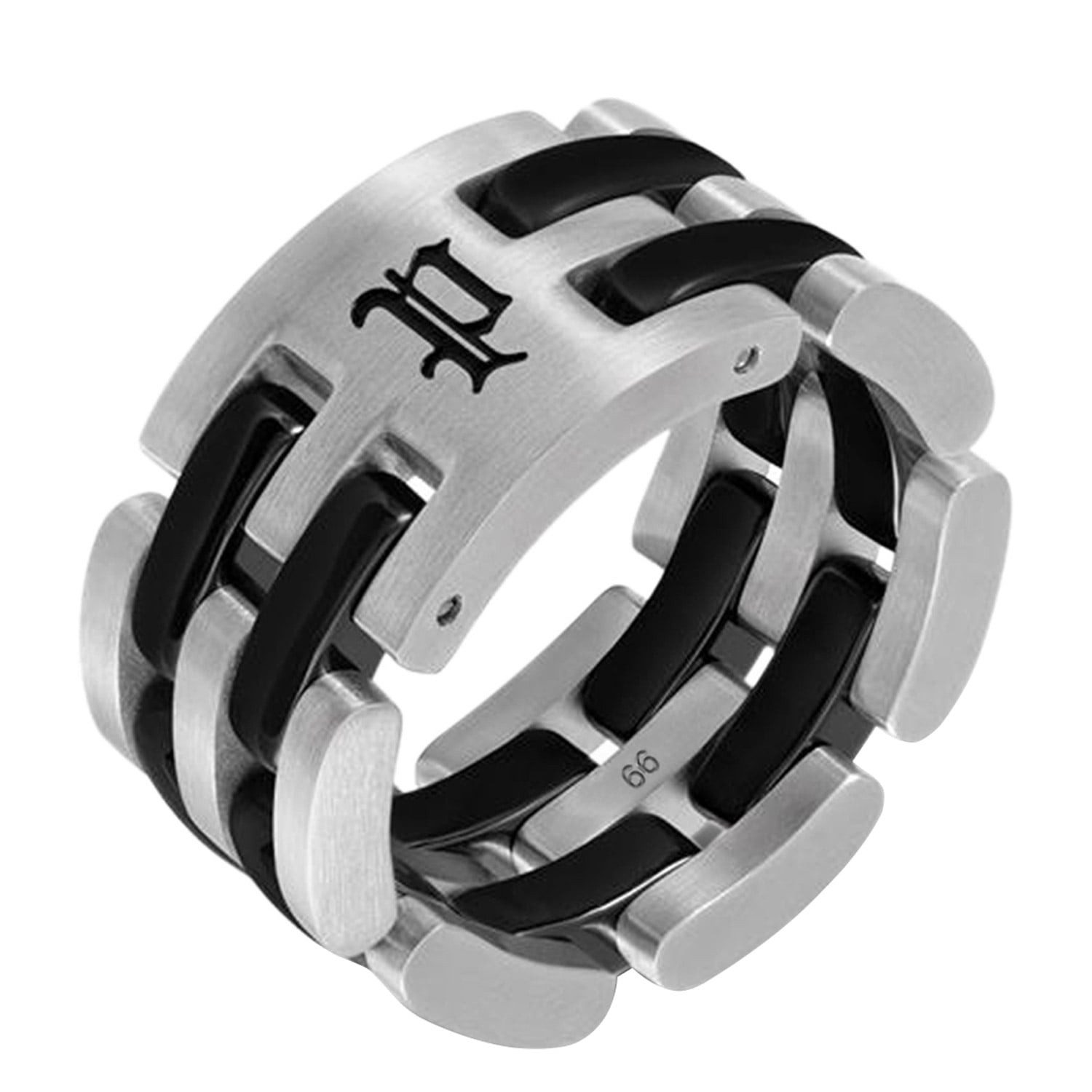 Police Fingerring HerrenCeramica I