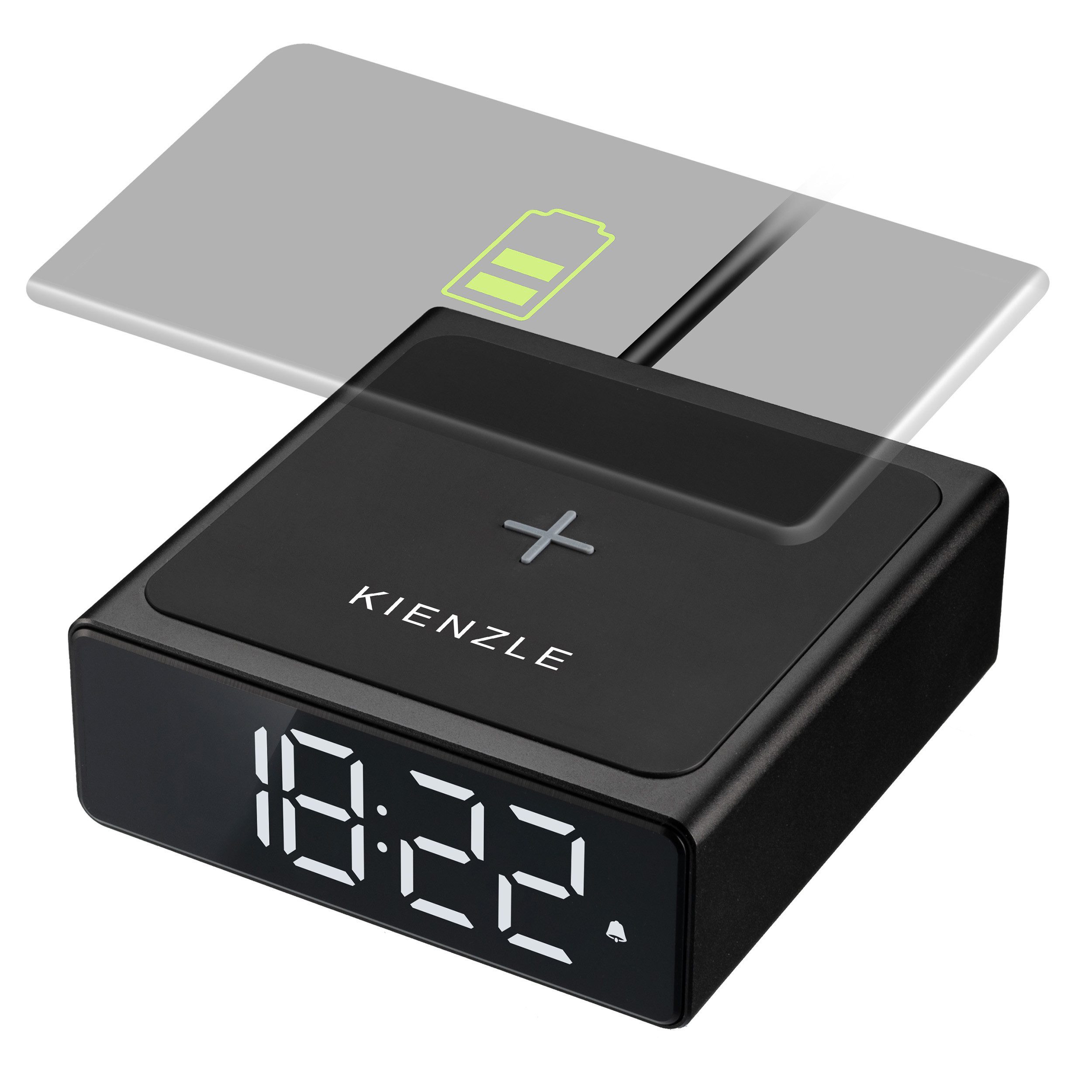 Wecker KIENZLE Digitaler Wecker mit kabelloser Ladestation
