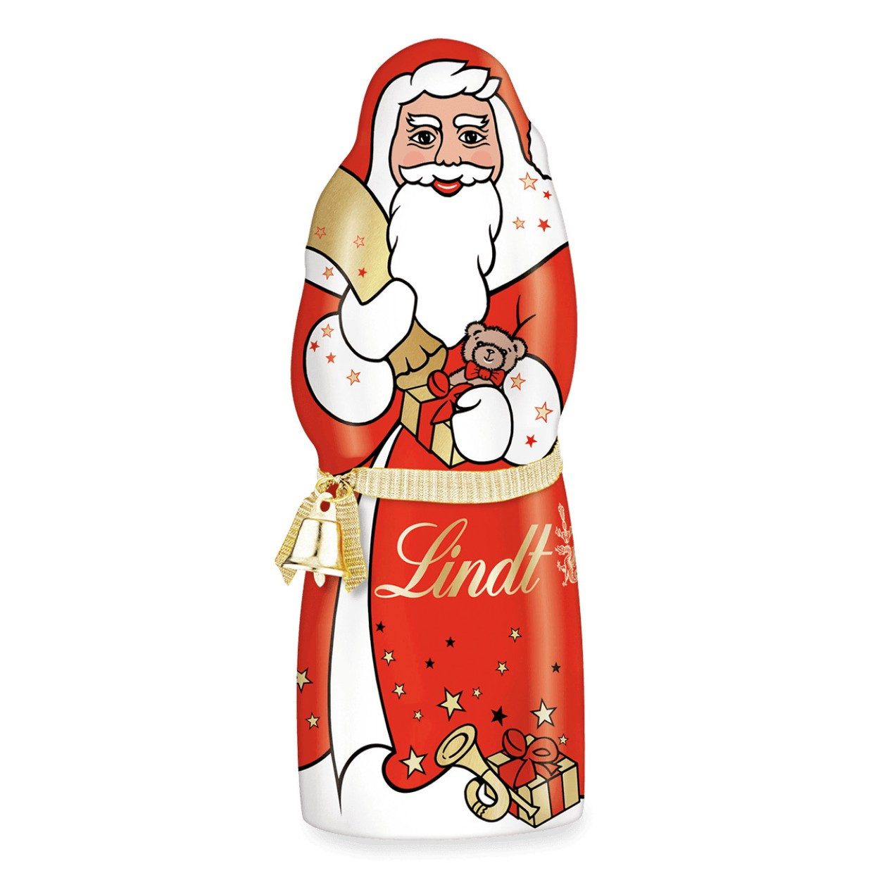 LINDT Schokolade 200g Weihnachtsmann Schokolade Geschenk Hohlfigur