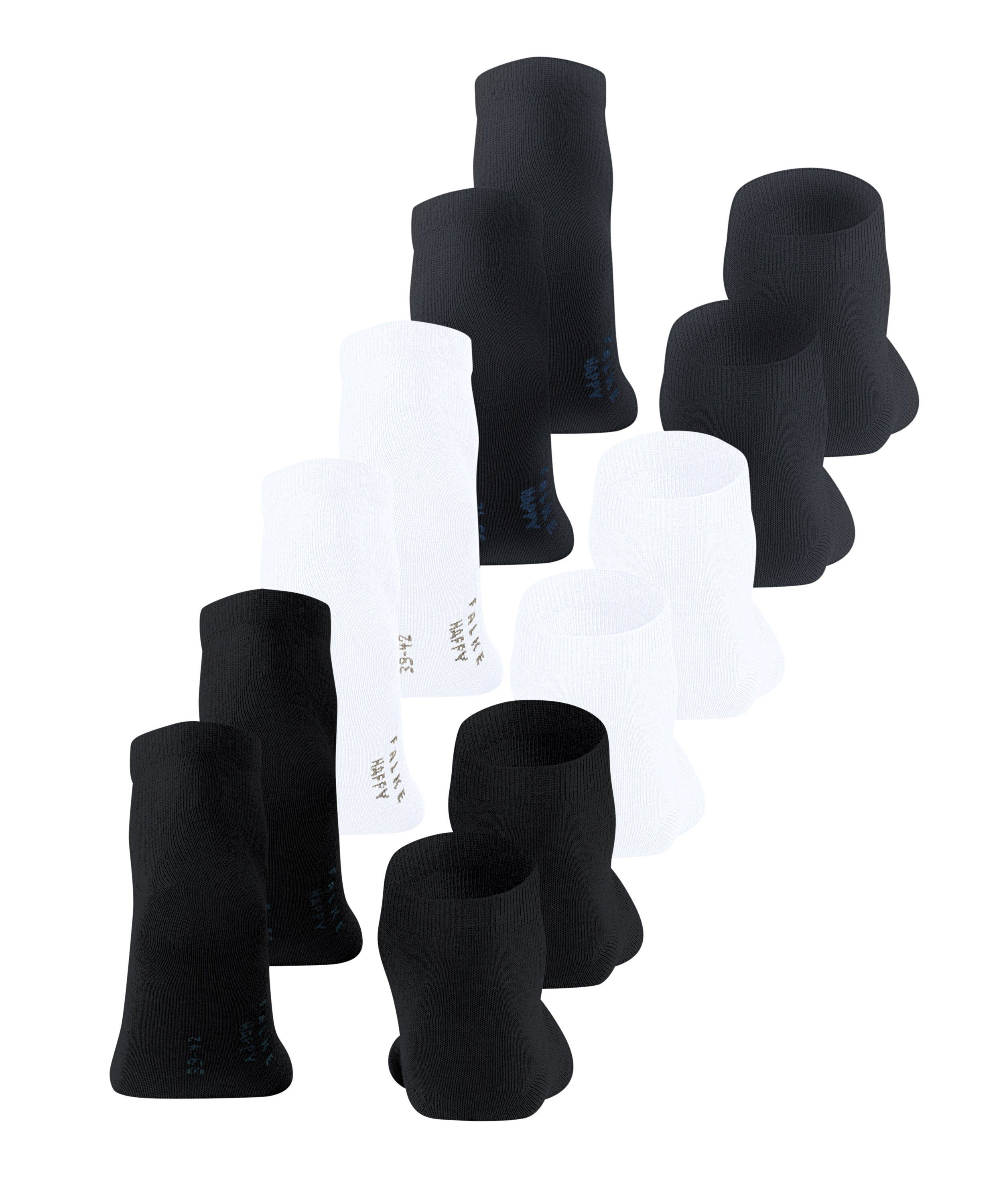 FALKE Sneakersocken FALKE Happy 6-Pack Herren (6-Paar) Set aus 6 Paar Baumwollsneakern