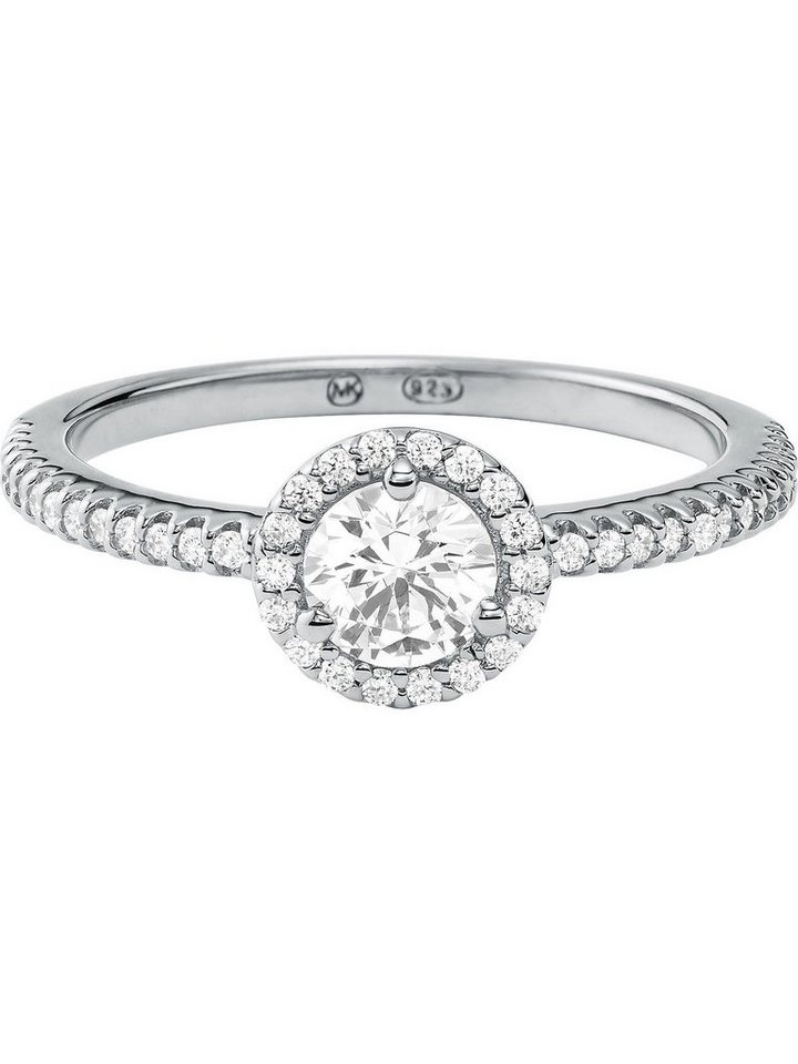 MICHAEL KORS Fingerring, Glasstein silbe... MICHAEL KORS Fingerring, Glasstein silbe...