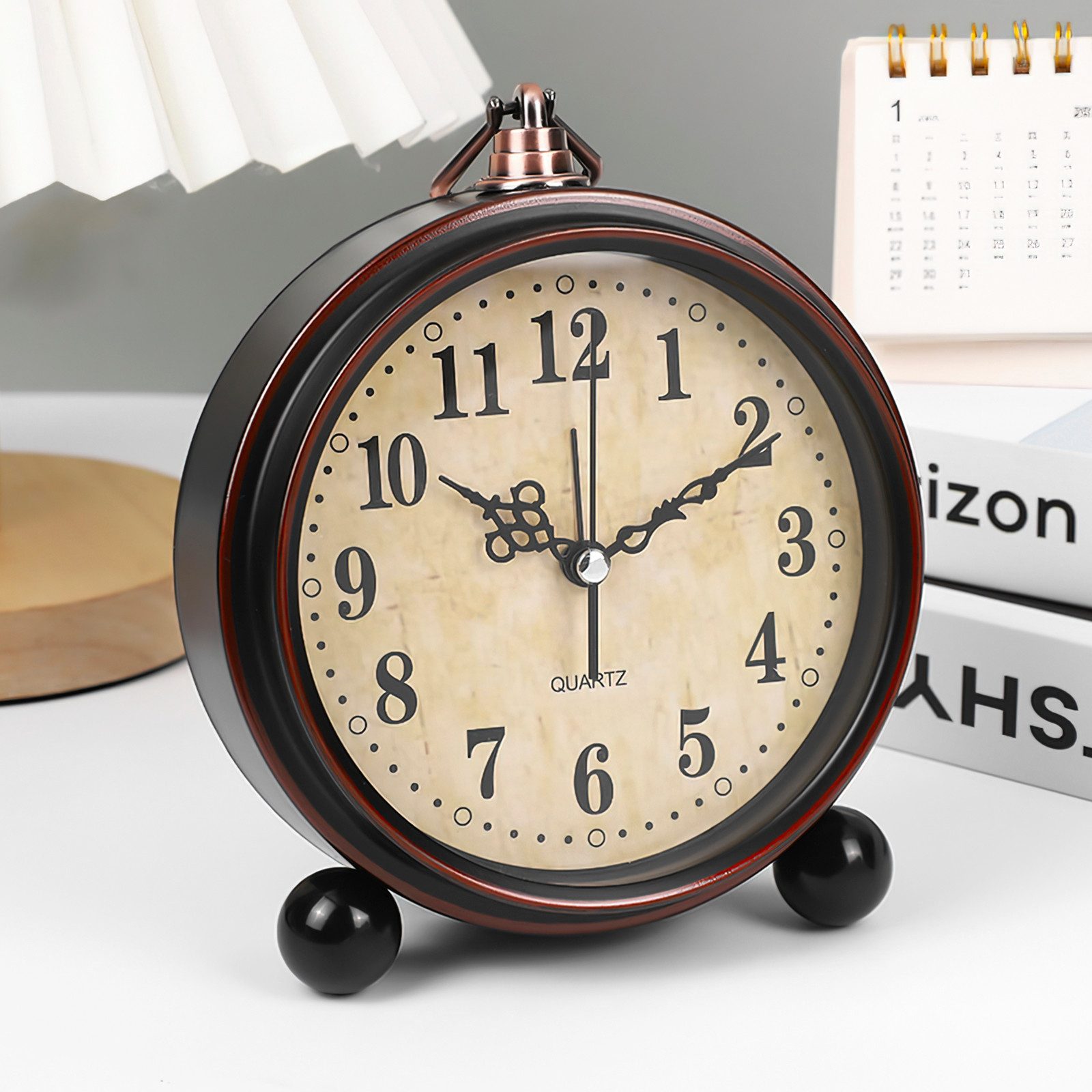 BlingBin Wecker Analog Ohne Ticken, Tischuhr günstig online kaufen