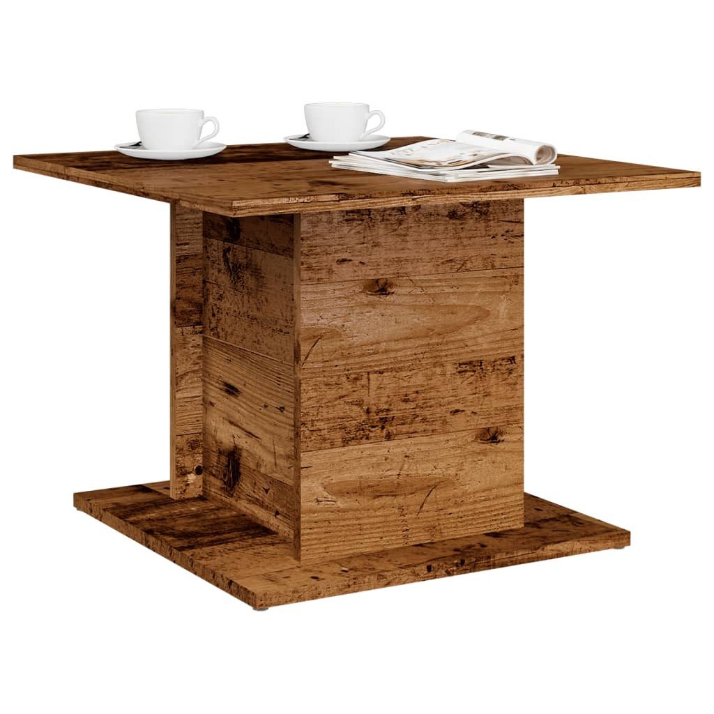 vidaXL Couchtisch 555 x 555 x 40 cm Couchtisch Altholz-Optik 55,5x55,5x40 cm Holzwerksto