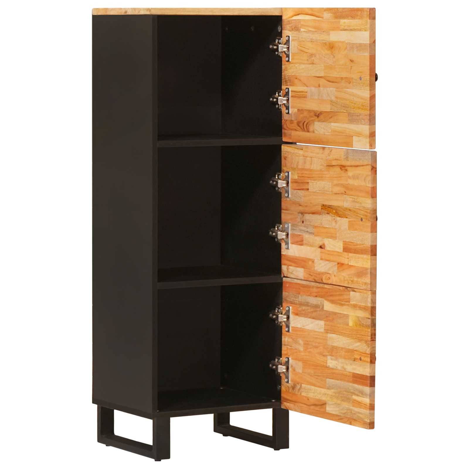 vidaXL Highboard, Aufbewahrung Highboard Braun 40 x 33 x 110 cm Massivholz Mango