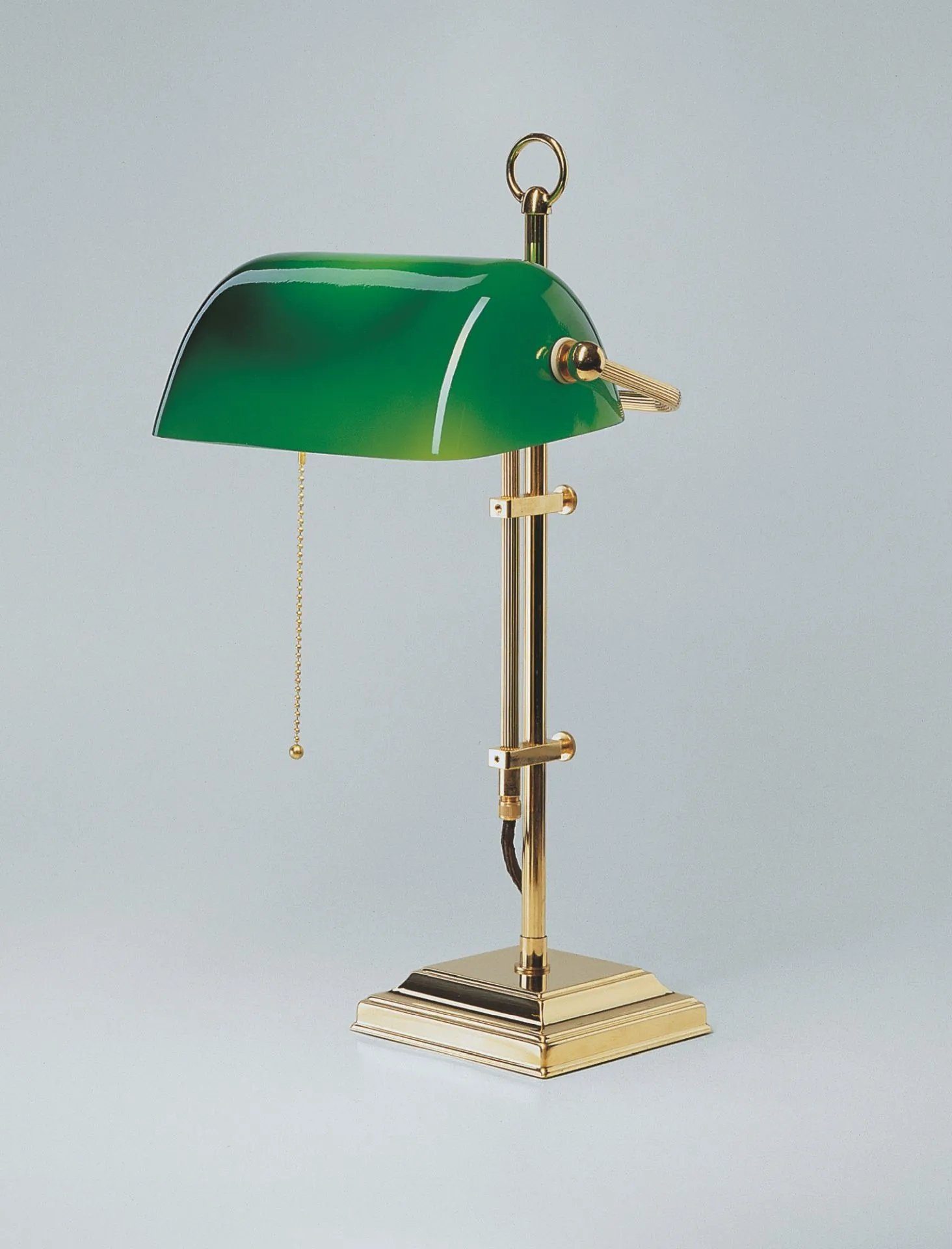 Berliner Messinglampen Tischleuchte W2-99gr-P, ohne Leuchtmittel