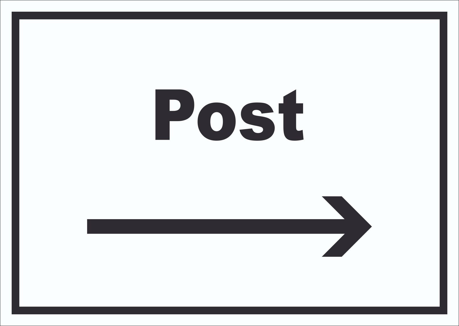 HB-Druck Hinweisschild Labor Schild mit Text und Richtungspfeil rechts untersuchen forschen, wetterfest, stabil, UV-beständig, kratzfest