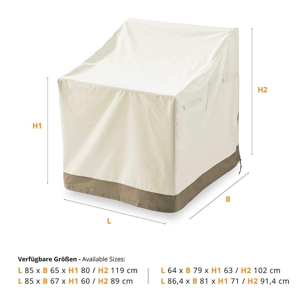 Lumaland Gartenmöbel-Schutzhülle Abdeckung für Gartenstühle 64 günstig online kaufen