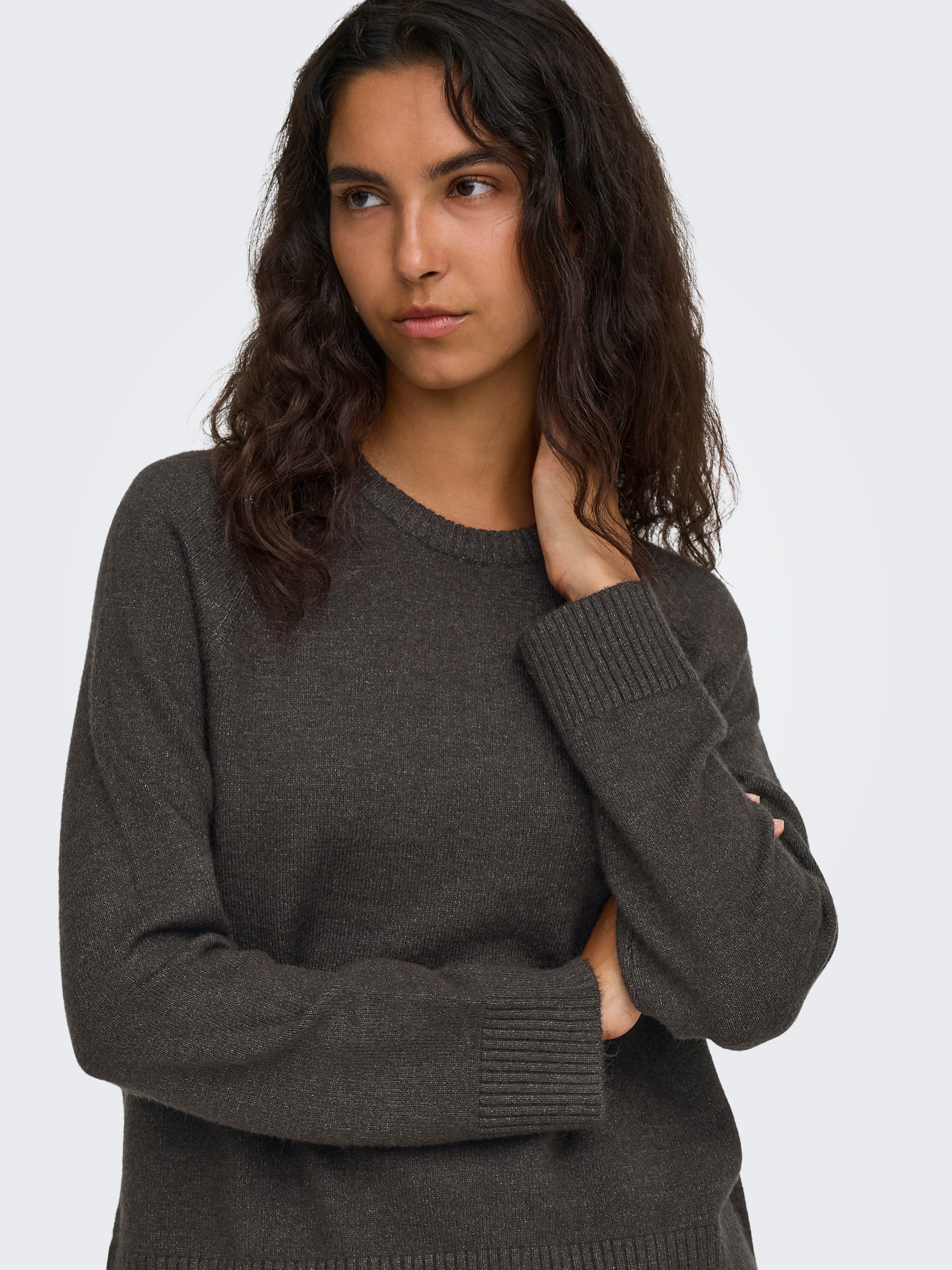 ONLY Strickpullover ONLPRINCESS LS O-NECK RAGLAN KNT NOOS Viskosemischung, regular fit