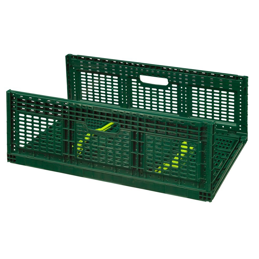 Logiplast Klappbox stabiler Einkaufskorb / Klappkiste / Faltbox, 46 l, 600 x 400 x 219 mm, sehr stabil und lange Lebensdauer – Bild 4 von 5