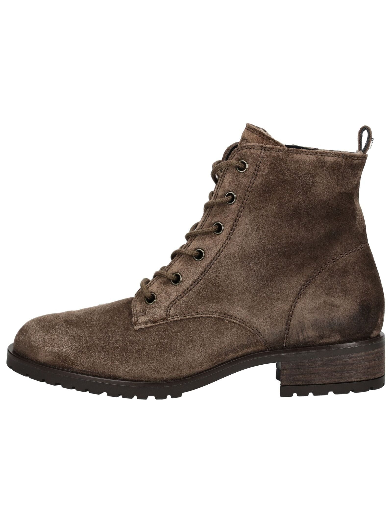 Paul Green Paul Green Stiefelette Veloursleder Schnürstiefelette