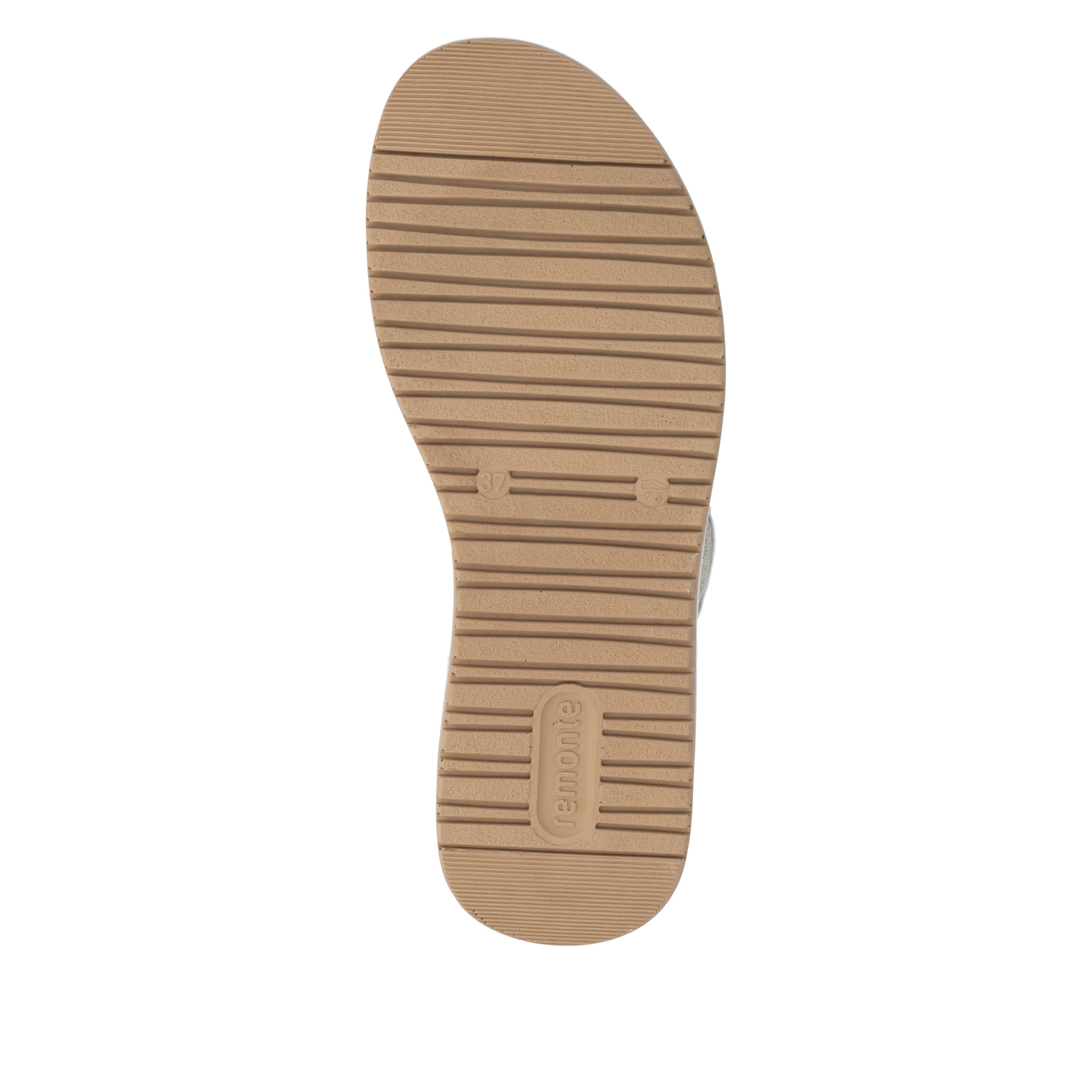Remonte Plateausandale Sommerschuh, Sandalette mit Softfußbett und zwei Klettverschlüssen