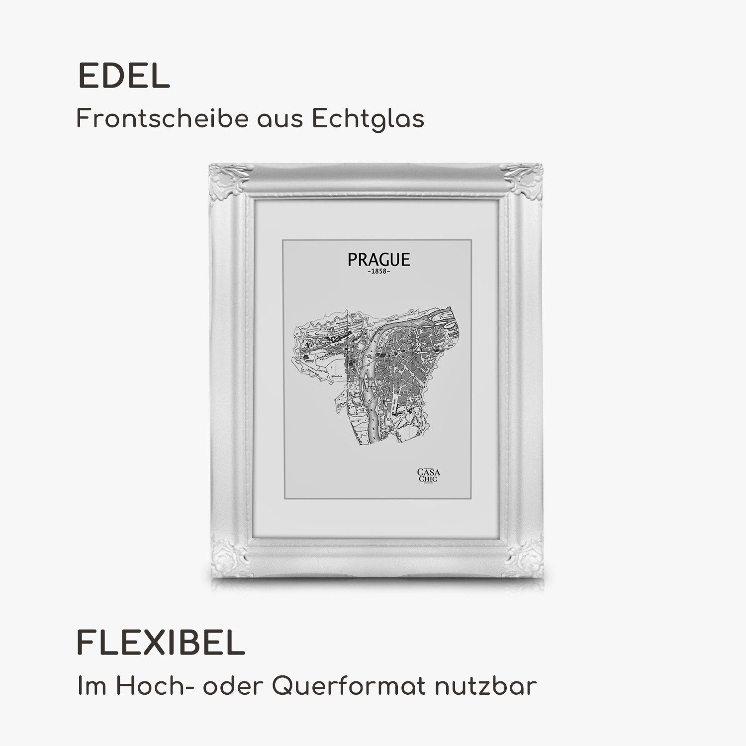 Casa Chic Bilderrahmen Regent, (Set)