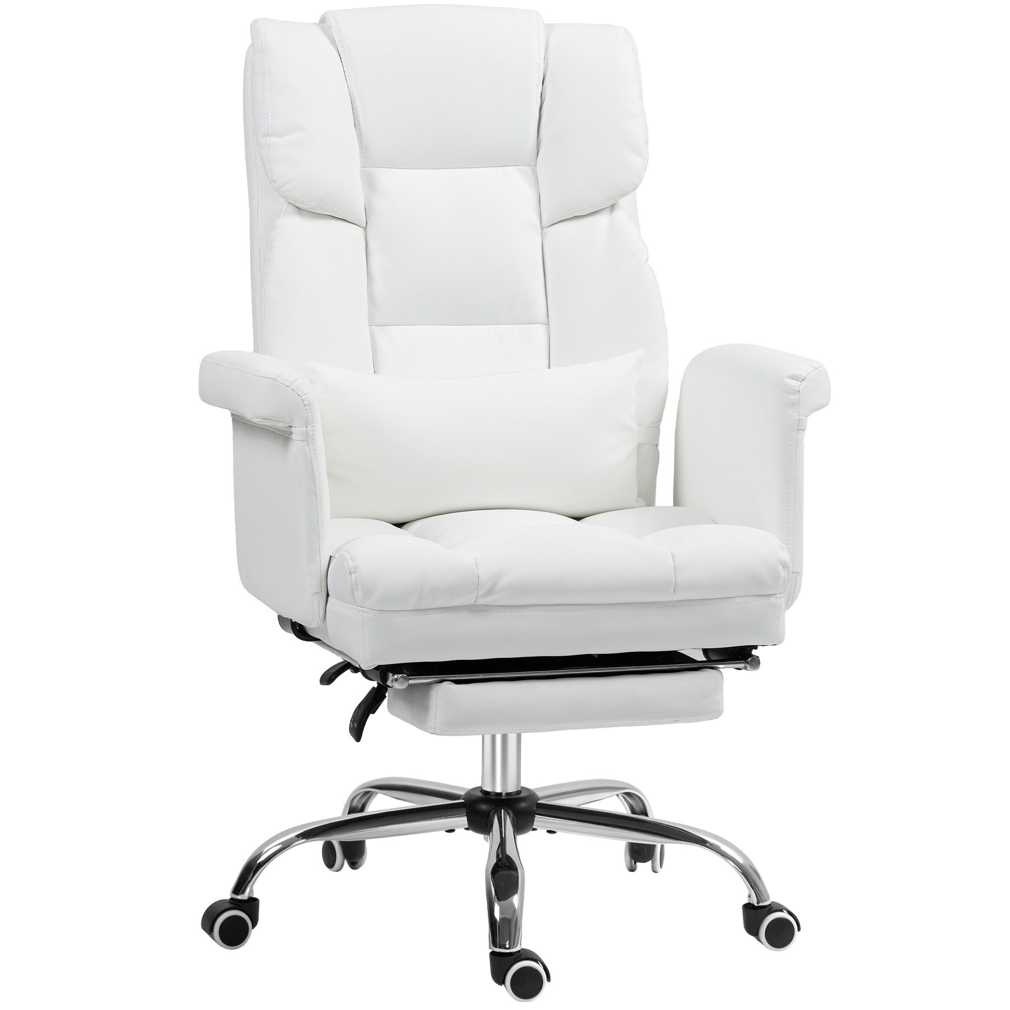 HOMCOM Schreibtischstuhl Ergonomisch Bürostuhl mit Liegefunktion, günstig online kaufen