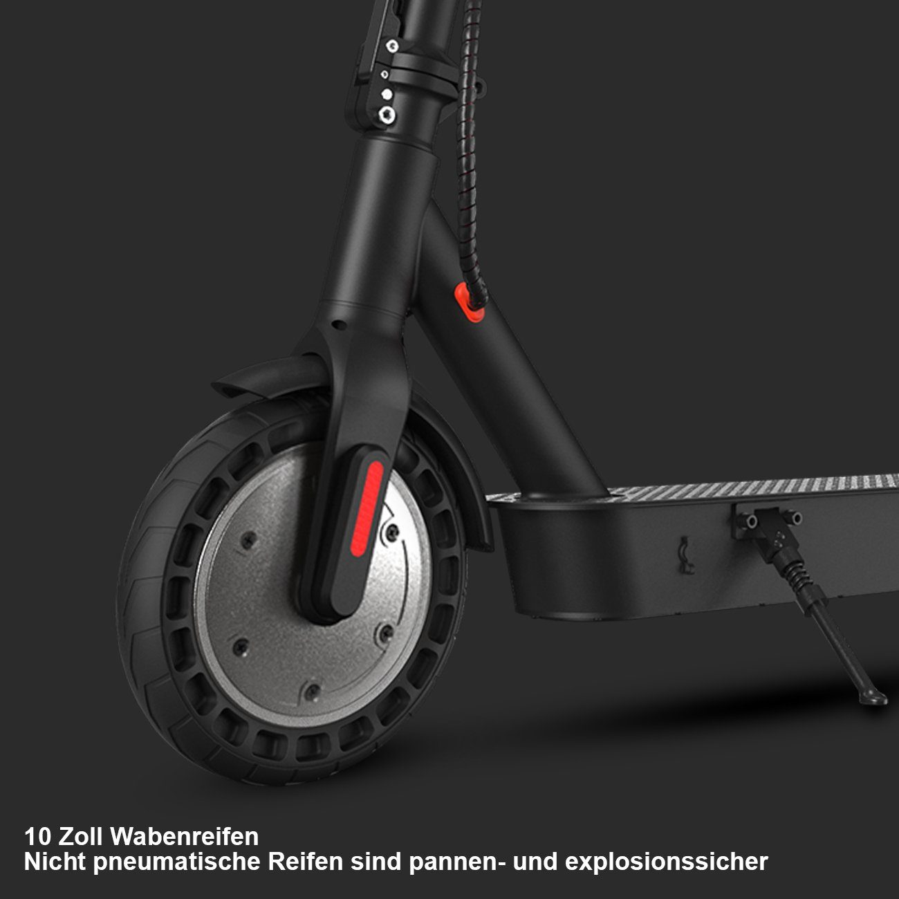 Erwachsene Elektroroller 20,00 E-Scooter Scooter für LETGOSPT 40km E-scooter Faltbarer Elektro W, Aluminium Scooter 500,00 Reichweite, bis km/h, 1 ABE, mit Stück Straßenzulassung Wabenreifen Zoll 10
