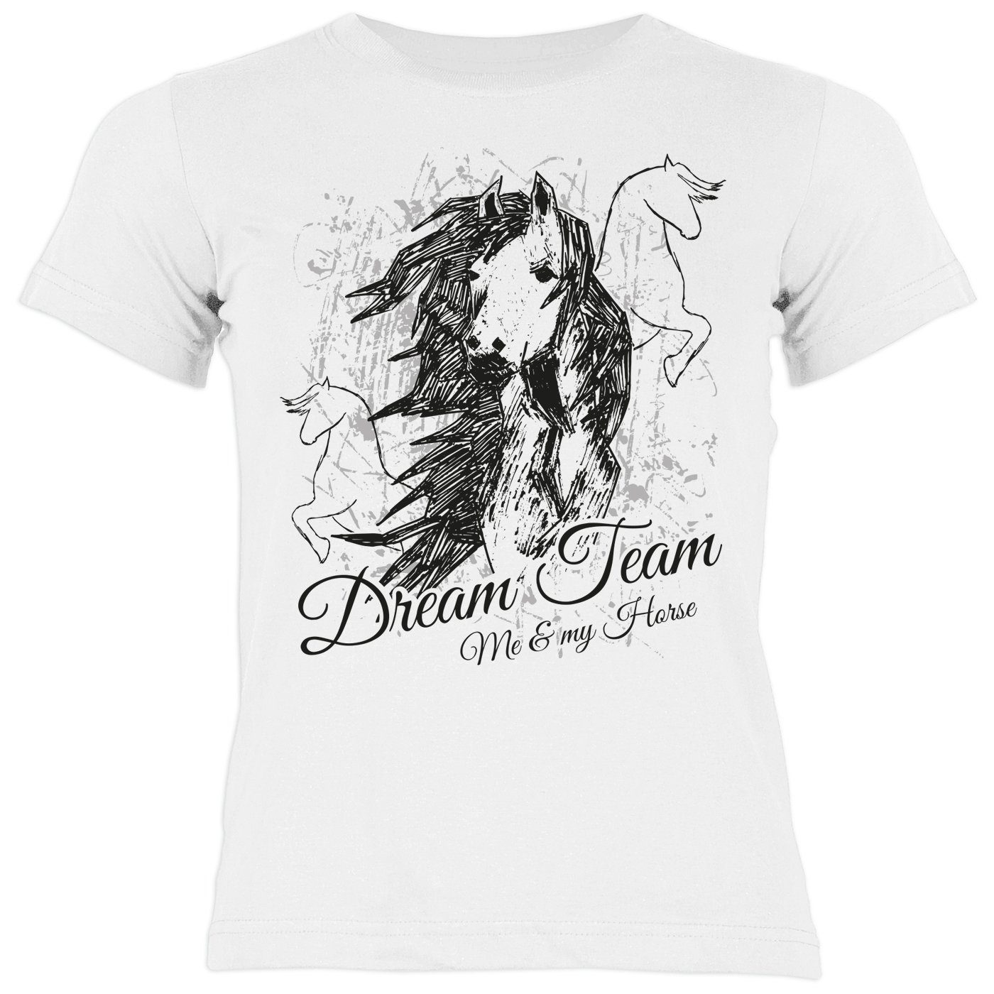 Tini - Shirts Pferde Pferdesprüche KIndershirt: Shirt Team Dream Mädchen T-Shirt