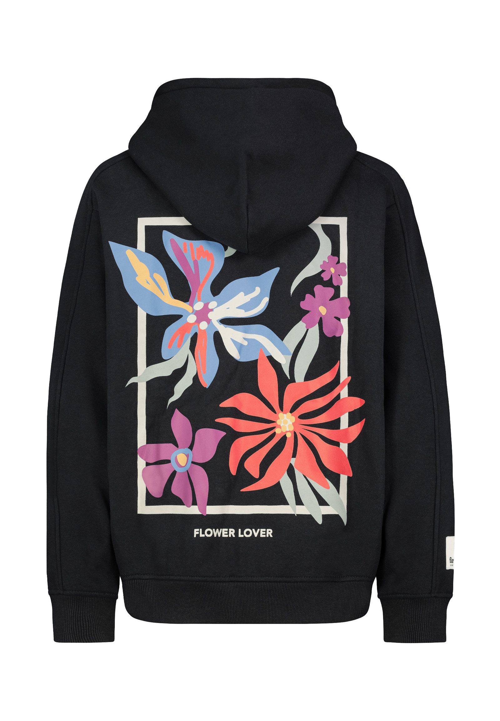 SUBLEVEL Kapuzensweatjacke Damen Jacke mit Prints und Kapuze Hoodie, Kapuze günstig online kaufen