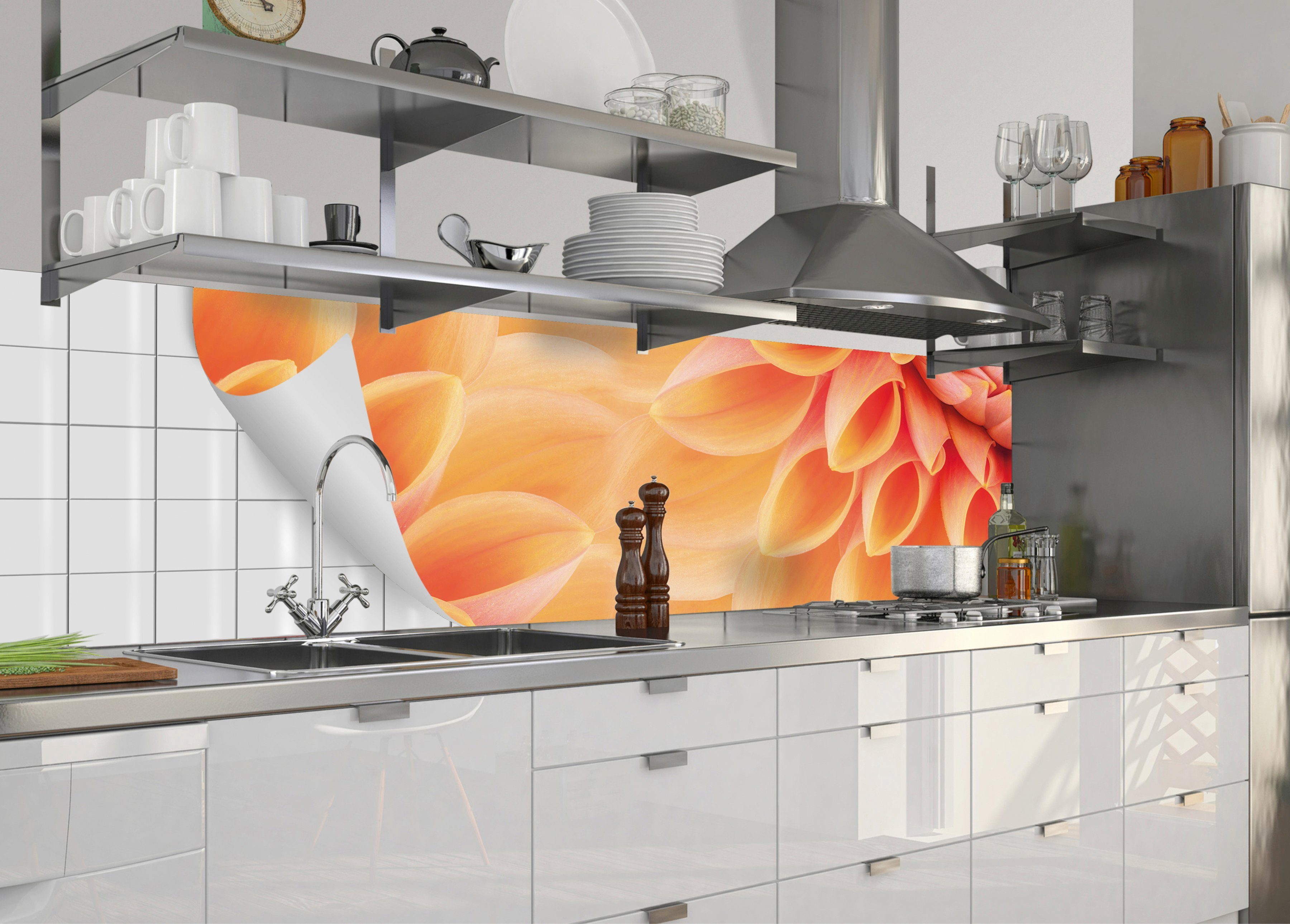 MySpotti Küchenrückwand »fixy Dalia«, selbstklebende und flexible Küchenrückwand-Folie-HomeTrends