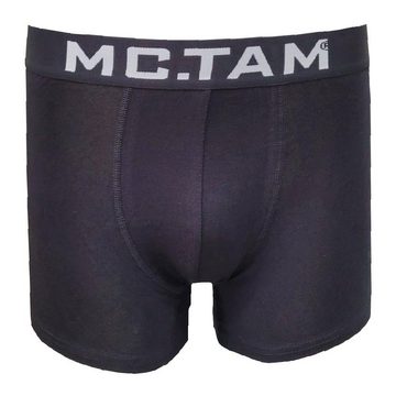 MC.TAM Boxershorts Mctam Boxershorts Herrenunterhose 6er Pack Schwarz weiß Gr. M