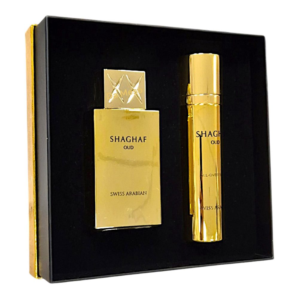 Swiss Arabian Duft-Set Shaghaf Oud Set EDP + Parfümzerstäuber (leer) Set