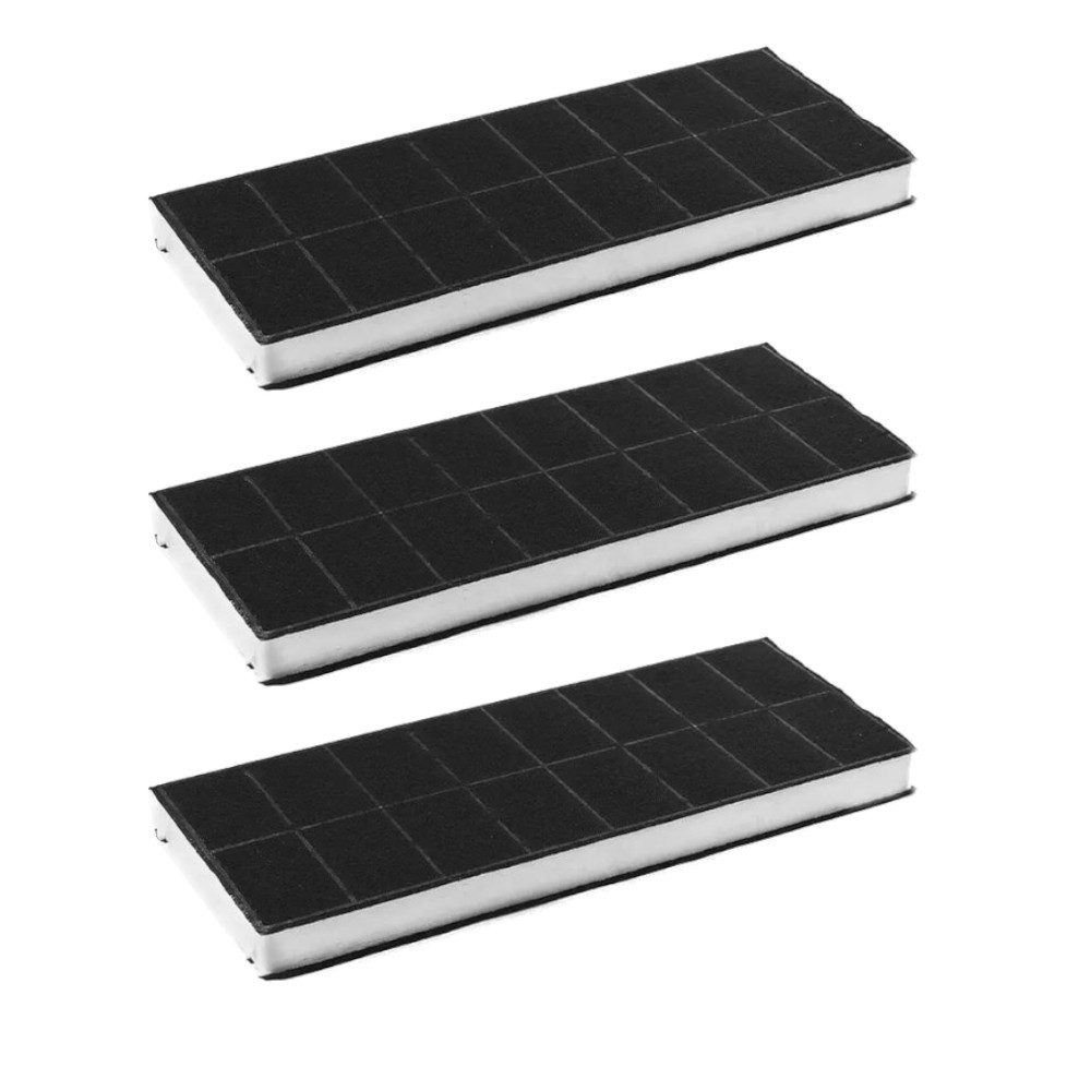 Trade-Shop Aktivkohlefilter 3x passend für Neff Z514XO Z5143X1 195306715 D2623W0 D39SH54NO, Zubehör für BSH-Gruppe 296178 00352953 00460028 - Ersatz für Dunstabzugshauben, Länge: ca. 425mm / Breite: ca. 170mm / Höhe: ca. 30mm
