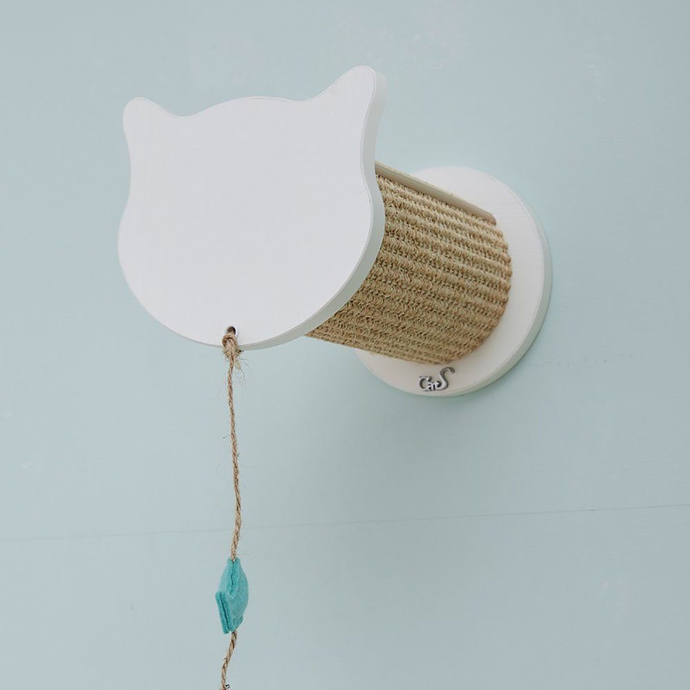 CatS Design Katzen-Wandregal CatS Design "Wandpark" Katzen Wandkratzsäule F6, 30 ×20 x 18 cm