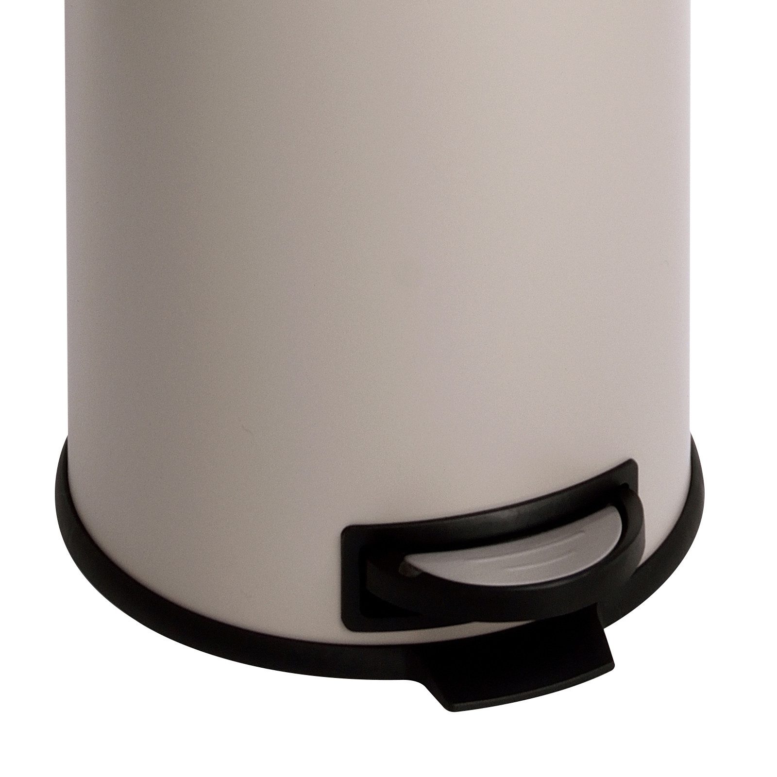 SVITA Mülleimer, Treteimer, Abfalleimer, 30 Liter, inkl. Inneneimer, Stahl, Taupe
