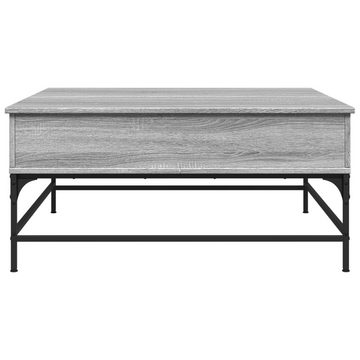 vidaXL Couchtisch Couchtisch Grau Sonoma 95x95x45 cm Holzwerkstoff und Metall (1-St)