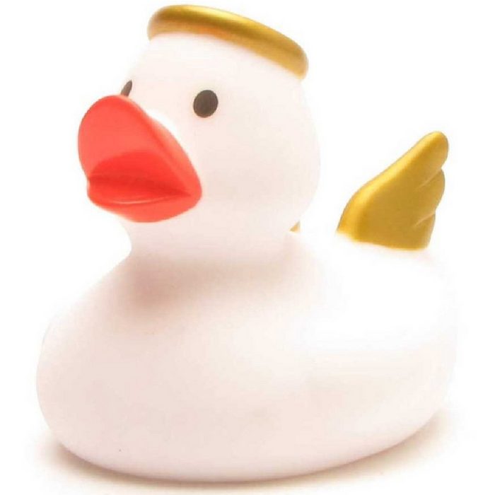 Duckshop Badespielzeug Badeente - Engel mit goldenen Flügeln - Quietscheente