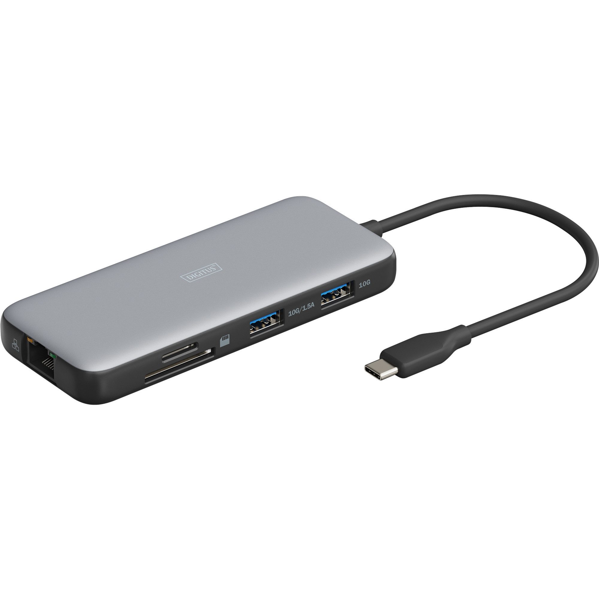 Digitus Laptop-Dockingstation Digitus 8 Port USB-C Docking Station