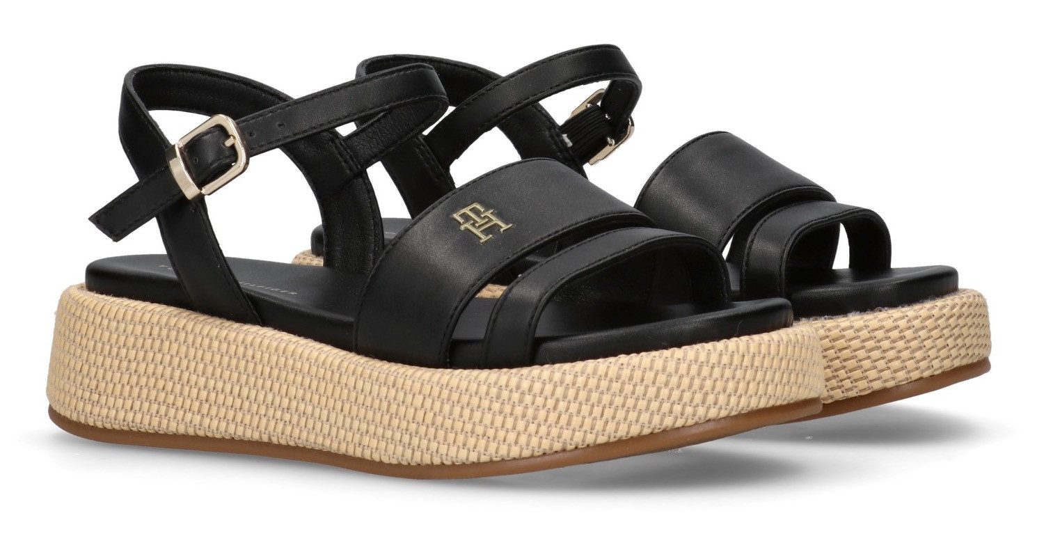 Tommy Hilfiger Keilsandalette, Sandalette, Plateausandale mit modischem Abs günstig online kaufen