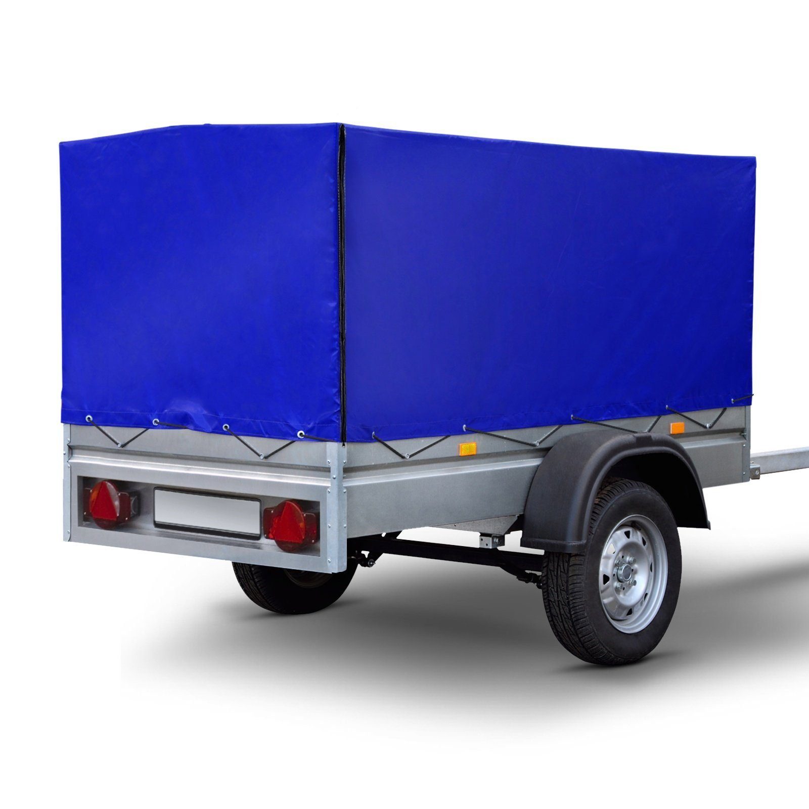 VENDOMNIA Schutzplane Anhängerplane - 2 Reißverschlüsse (20 Ösen, 2075 x 11 günstig online kaufen