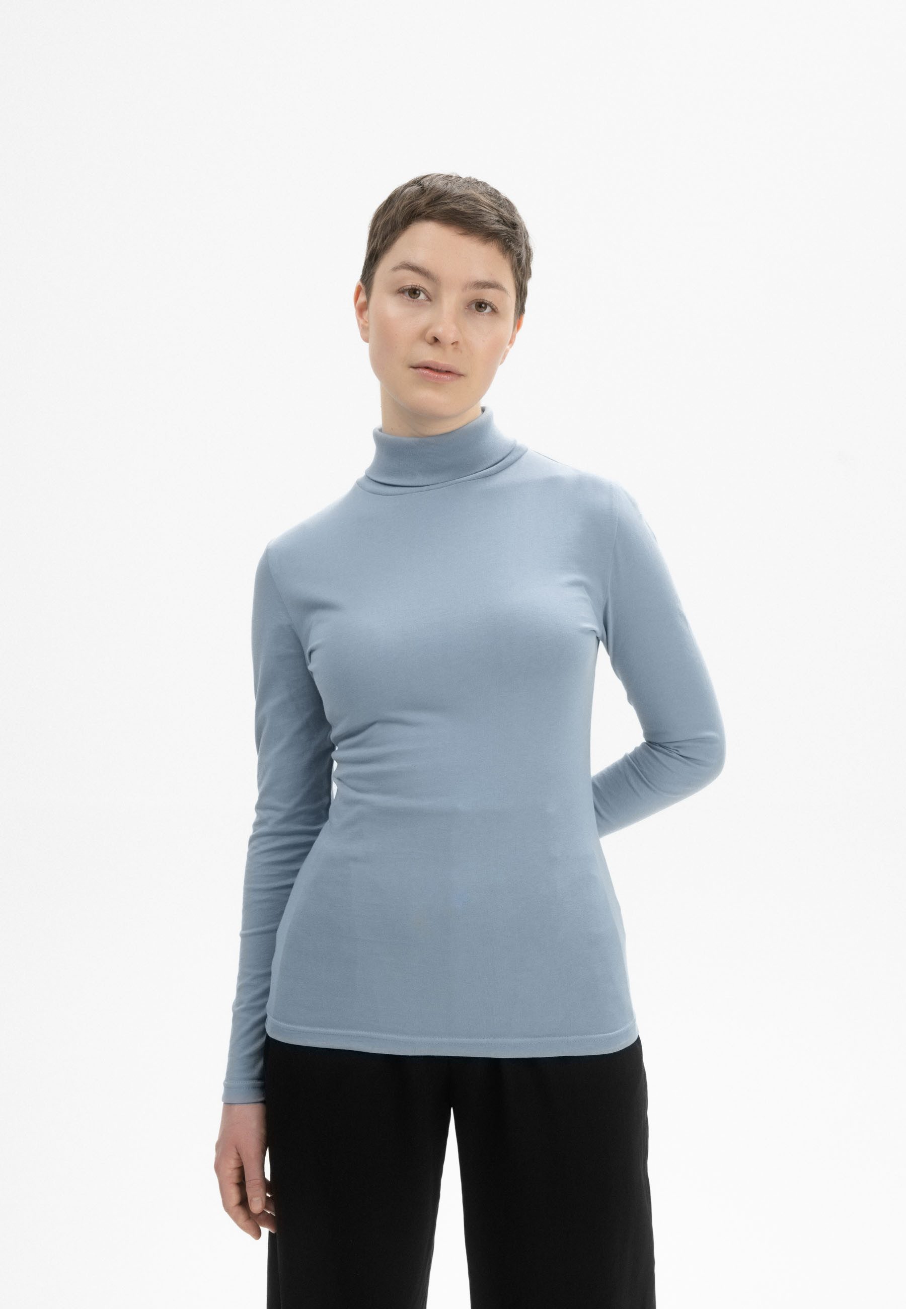 MELA Langarmshirt Damen Turtleneck Shirt ANCHAL günstig online kaufen