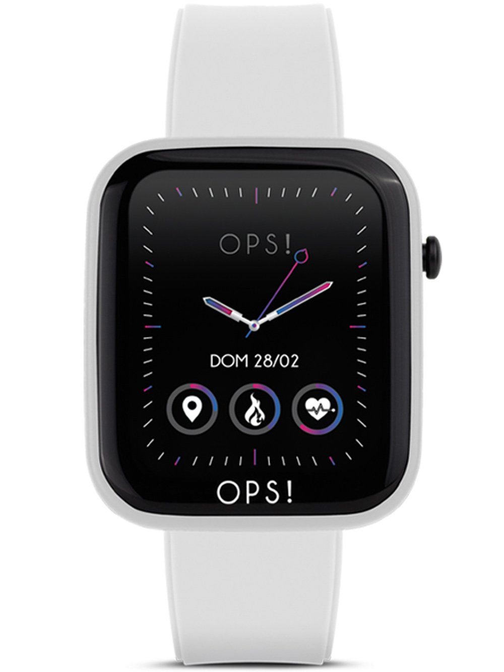 Quarzuhr OPS!SMART OBJECTS Smartwatch 38 Uhr OPS! Unisex Active OPSSW-01