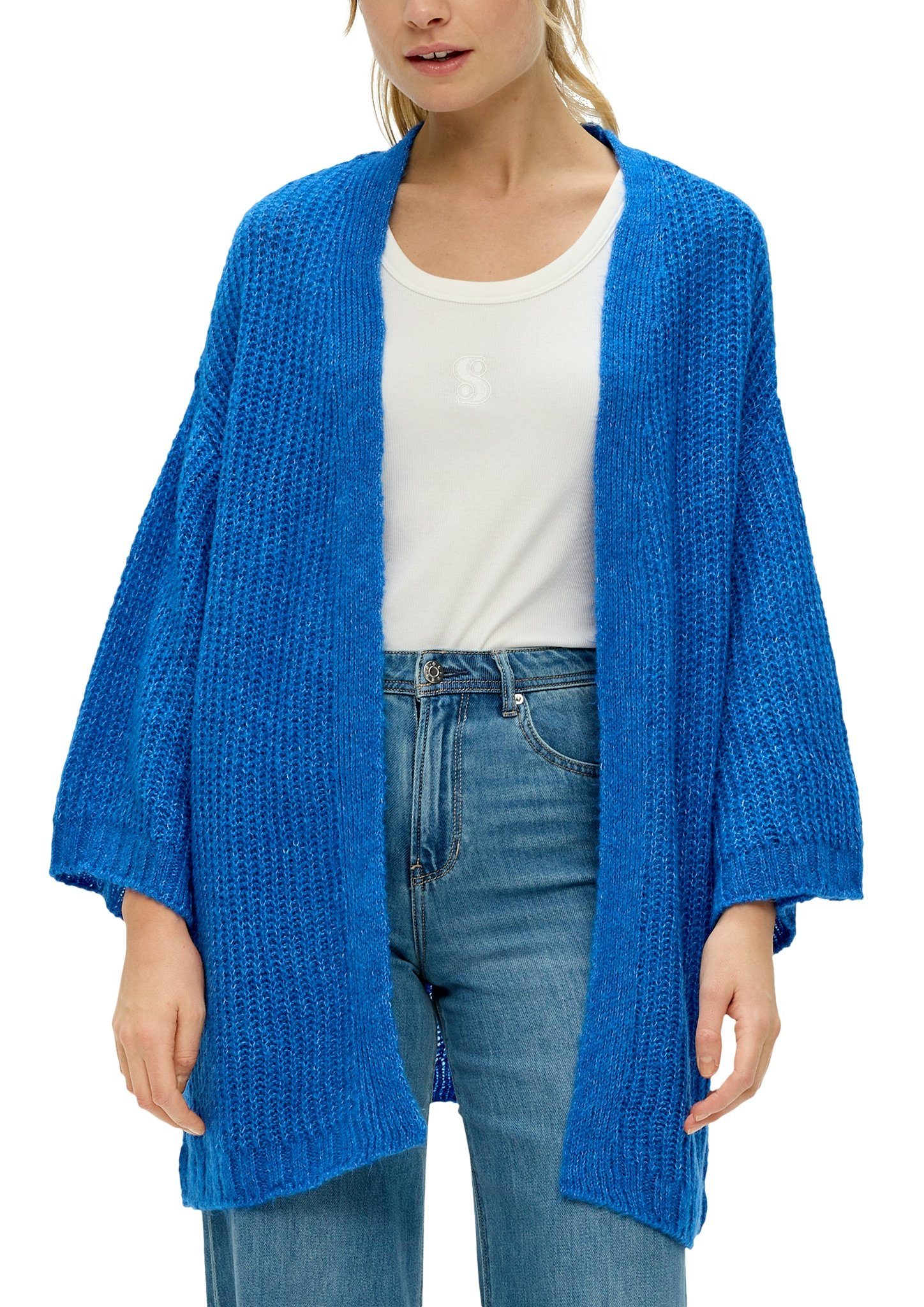 s.Oliver Cardigan in Woll-Optik und 3/4 günstig online kaufen