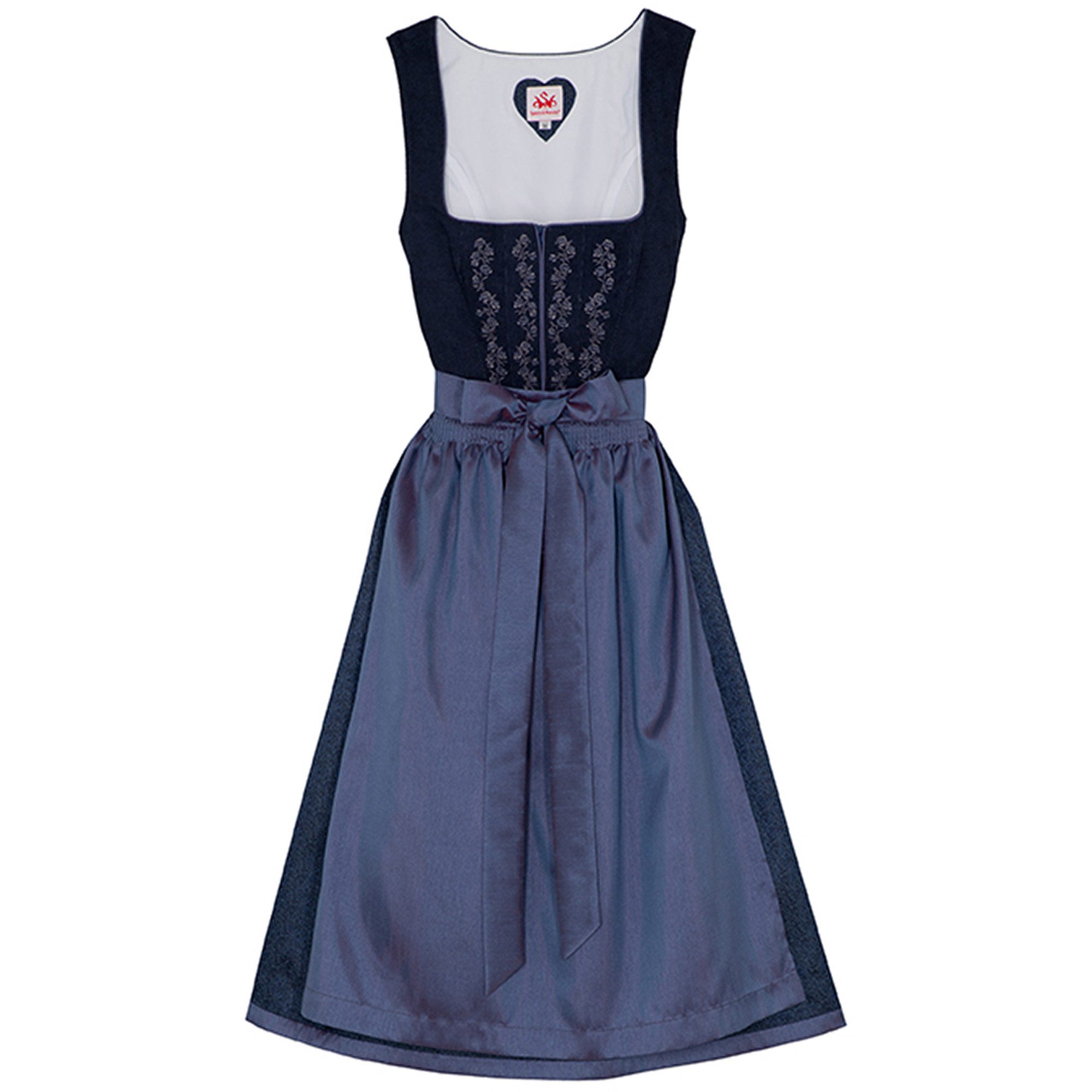 Spieth & Wensky Dirndl Ephyra-Dirndl Ephyra 2-teiliges Midi-Dirndl Kleid Dirndl Trachtenkleid – Bild 4 von 5