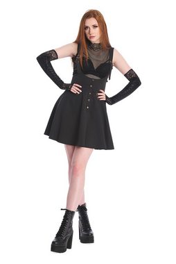 Banned A-Linien-Rock Valeria Gothic Punk Pinafore Skirt