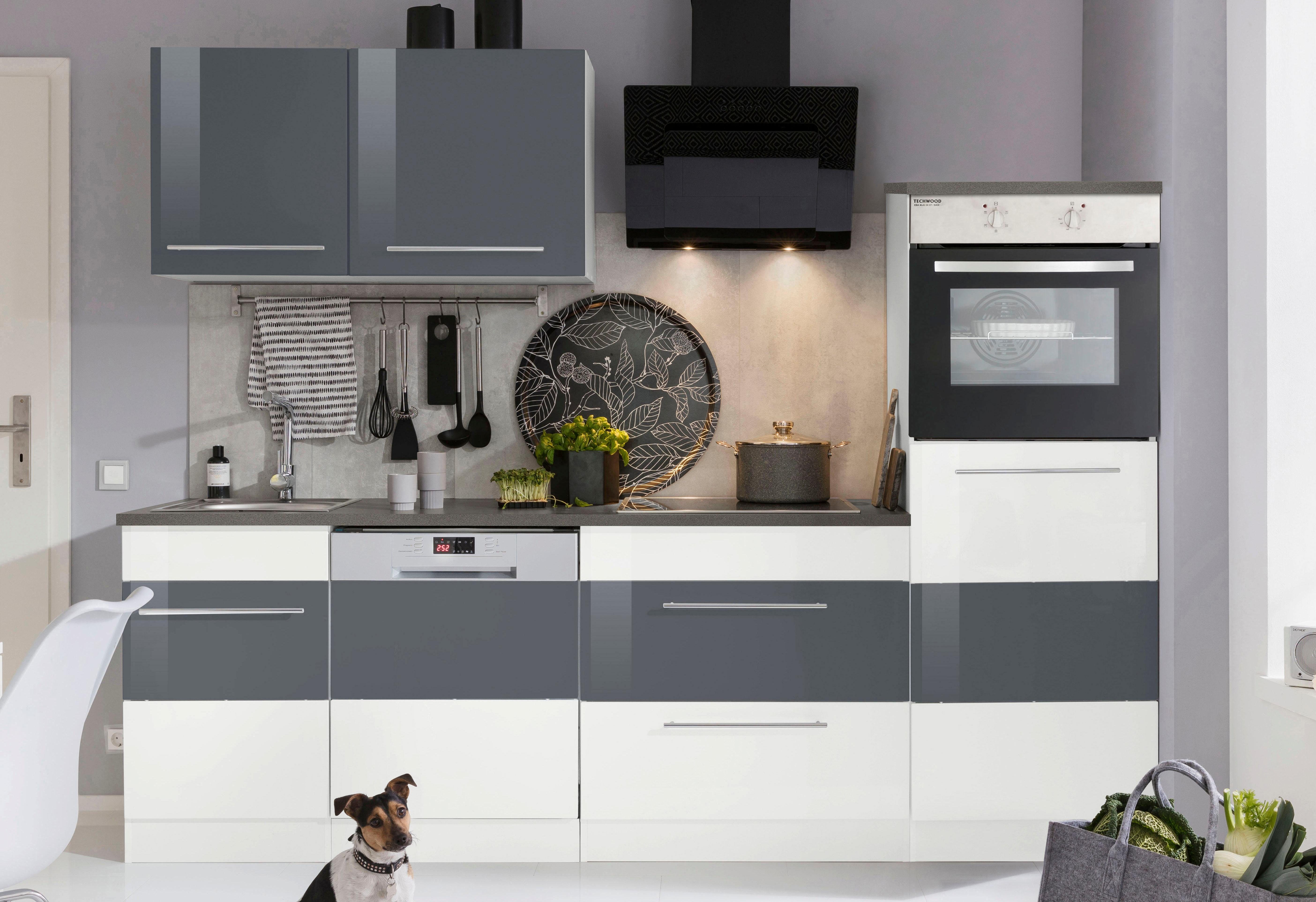 KOCHSTATION Küchenzeile KS-Trient, Breite 250 cm, günstig online kaufen