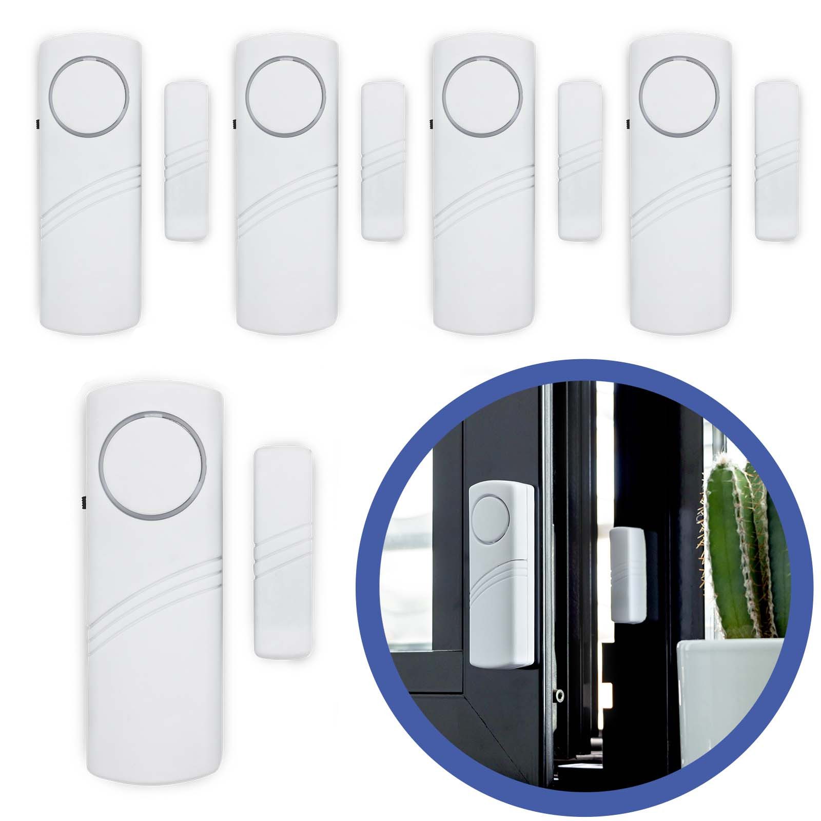 Adapter Universe 5x Türalarm Fensteralarm Alarmanlage Sirene Alarm Set Einbruchschutz Alarmsirene