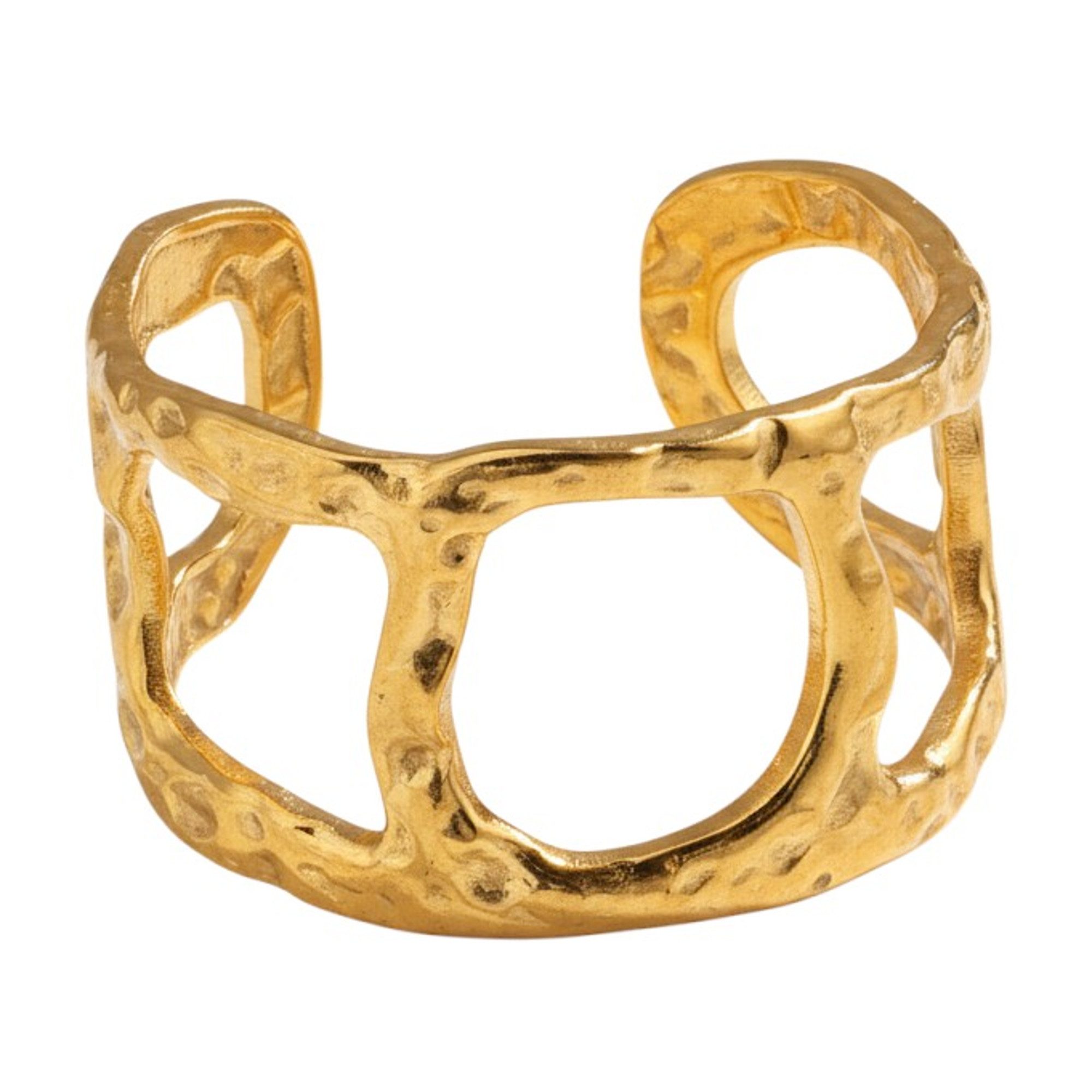 KARMA Fingerring Damenring Statement Ring Gold od. Silber Edelstahl (Gesche günstig online kaufen